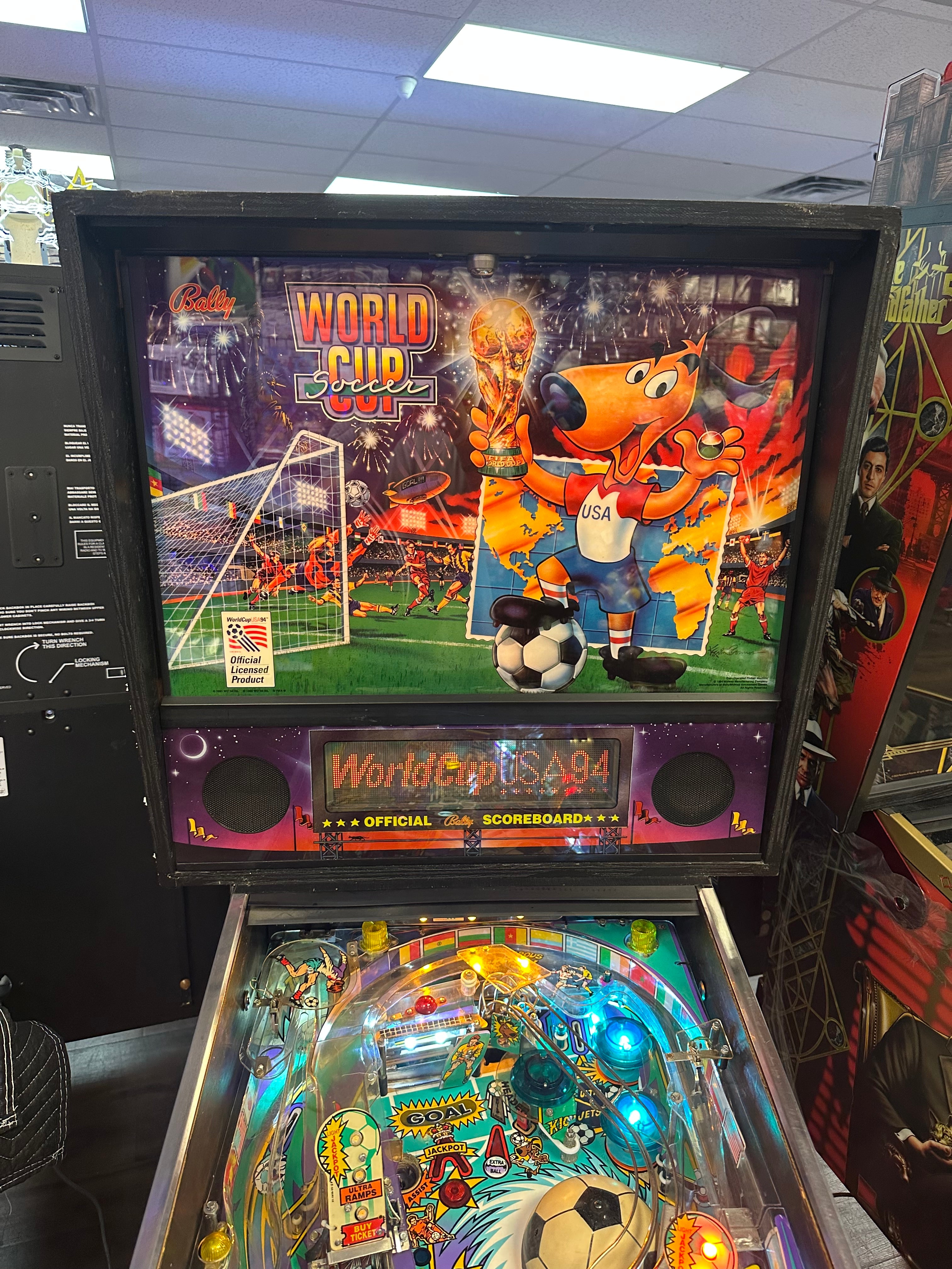 Bally World Cup Soccer Pinball Machine