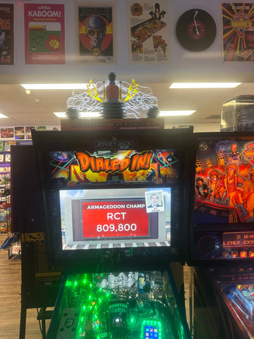 Image of Jersey Jack Pinball Dialed In! Limited Edition Pinball Machine with Topper!