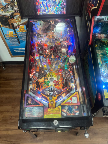 Image of Stern Pinball LOADED The Mandalorian Premium Pinball Machine