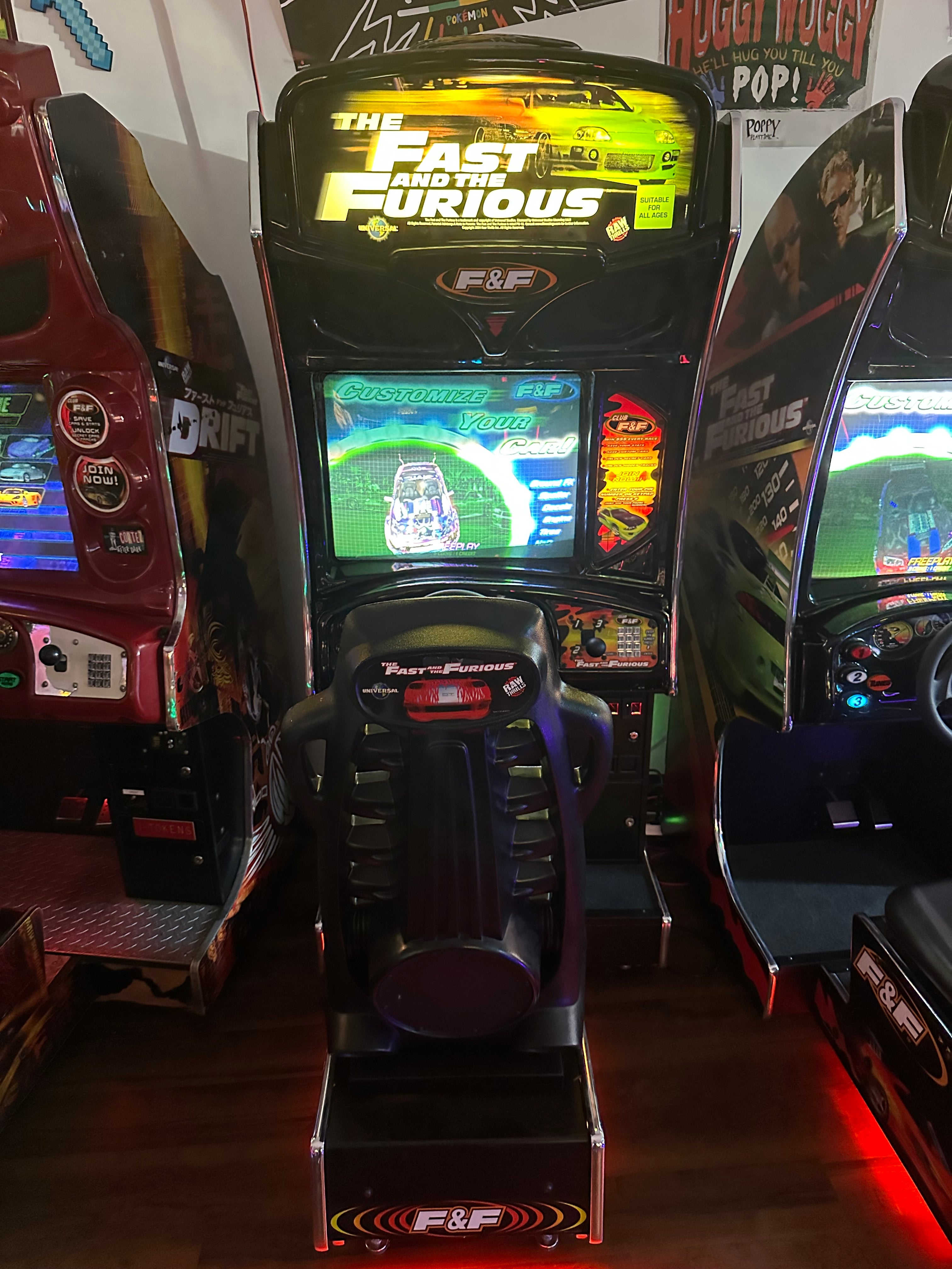 Raw Thrills Fast and Furious Arcade Game