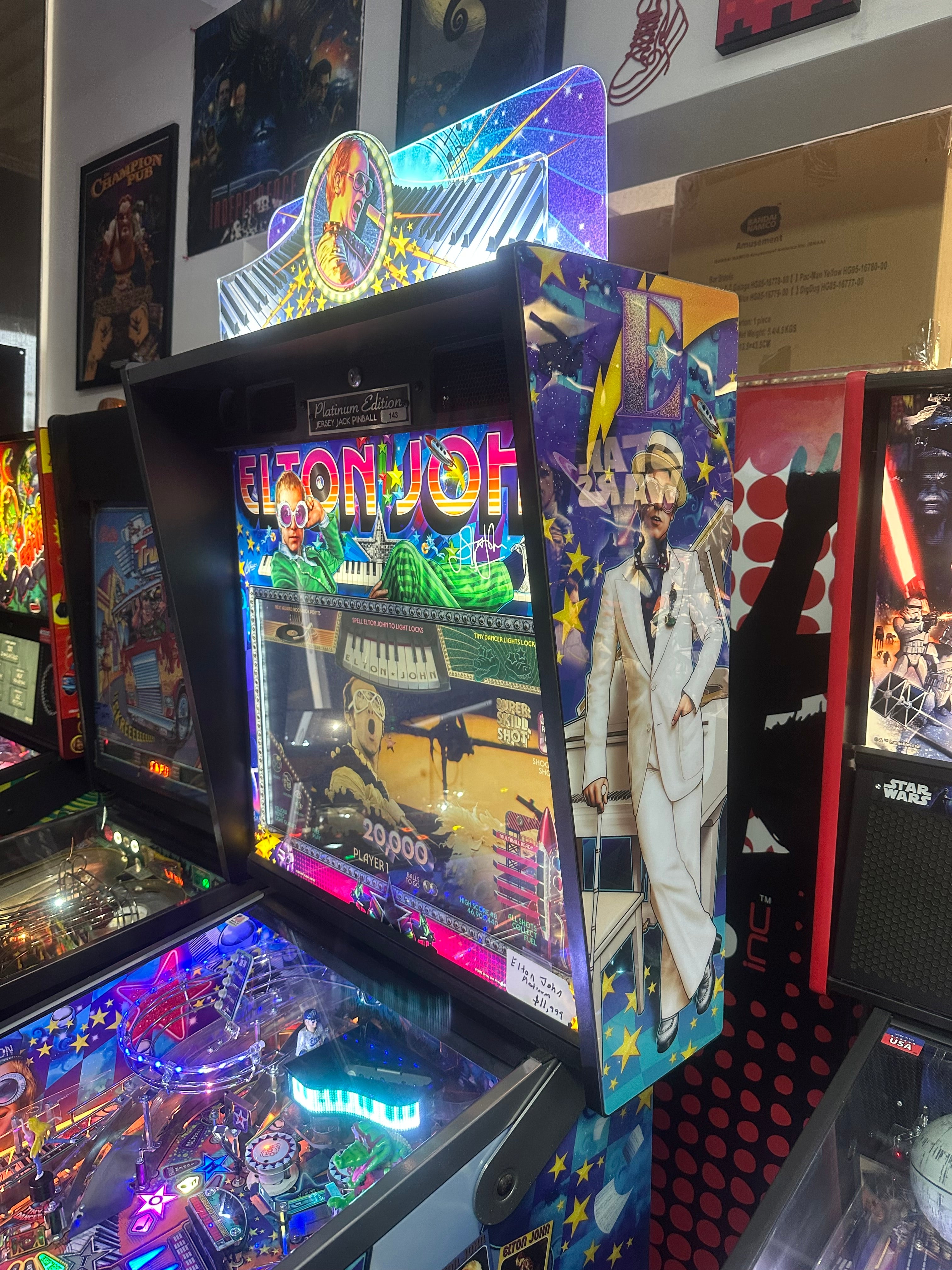 JJP Elton John Platinum Edition Pinball Machine