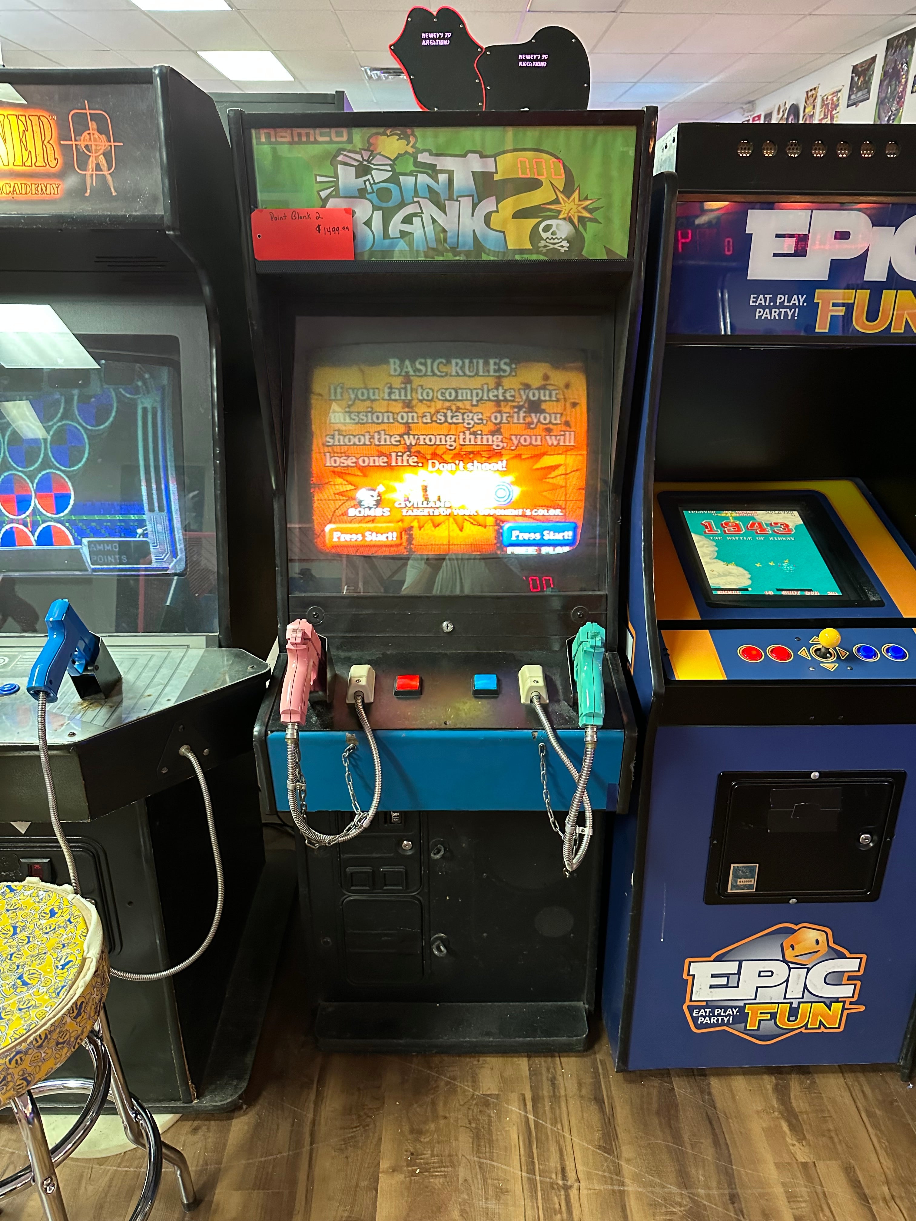 Namco Point Blank 2 Arcade Game