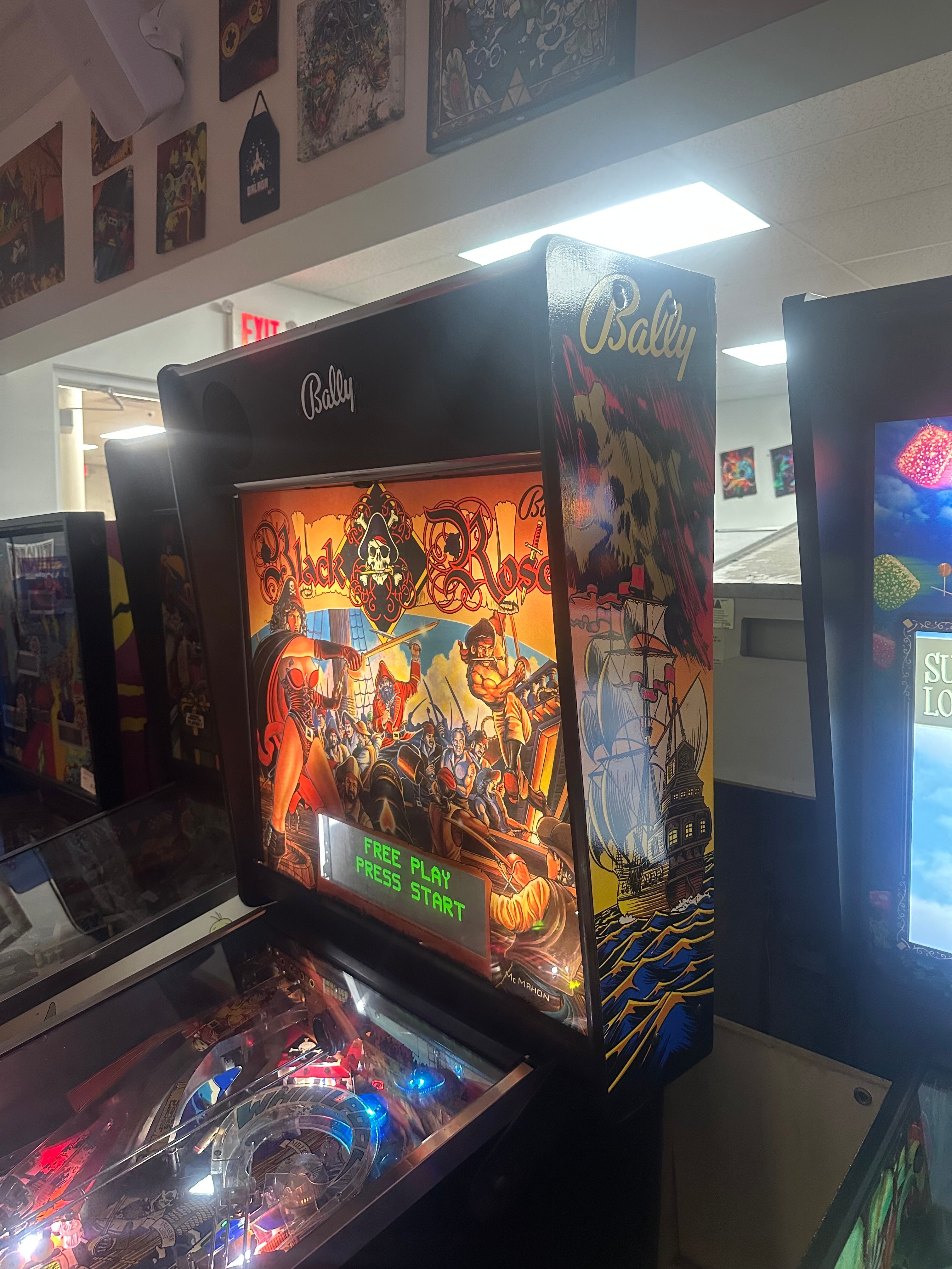 Bally Black Rose Pinball Machine