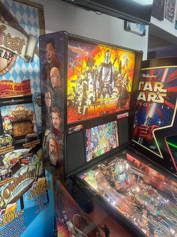 Image of Stern Pinball LOADED The Mandalorian Premium Pinball Machine