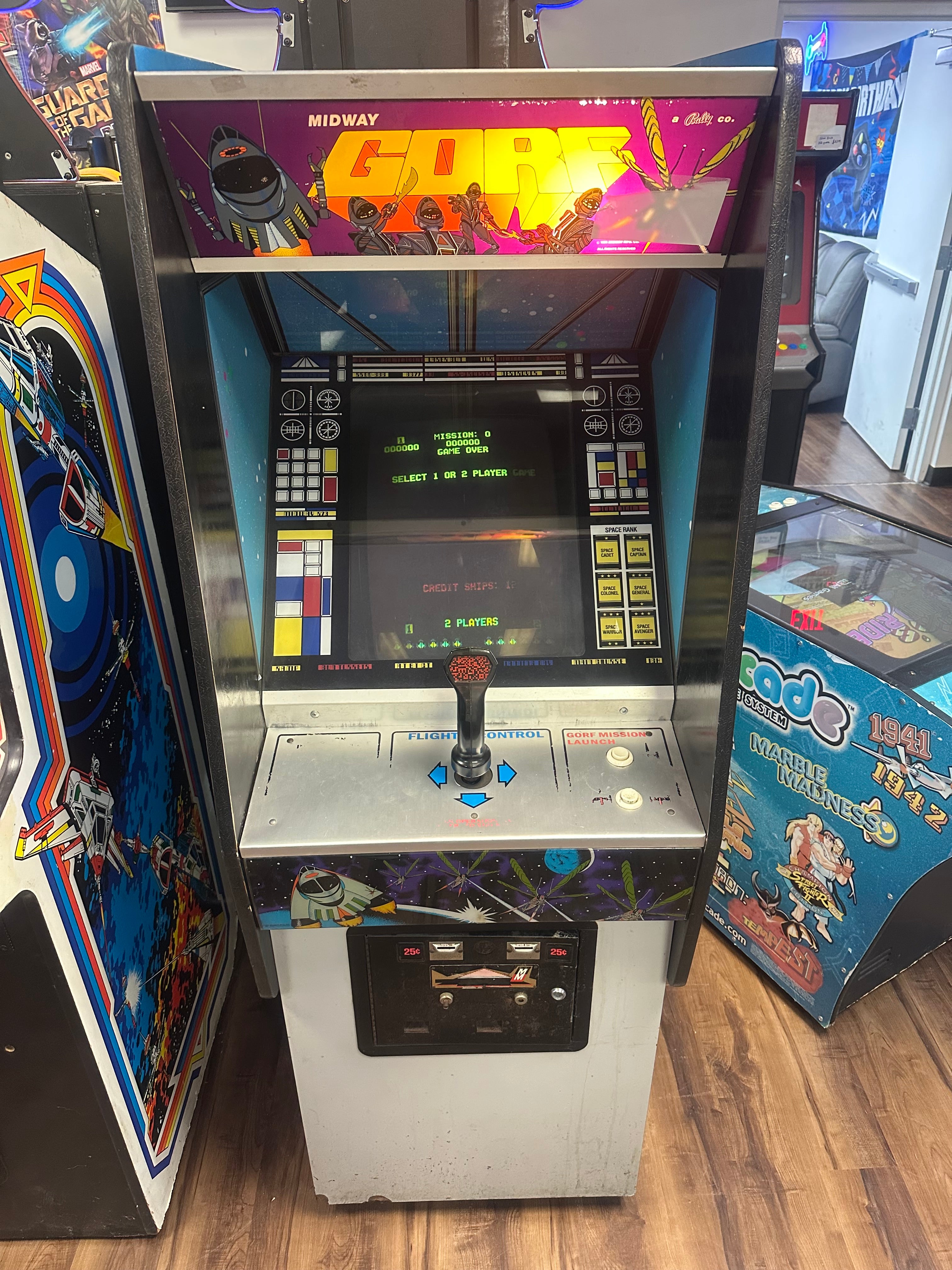 Midway Gorf Classic Upright Arcade Game