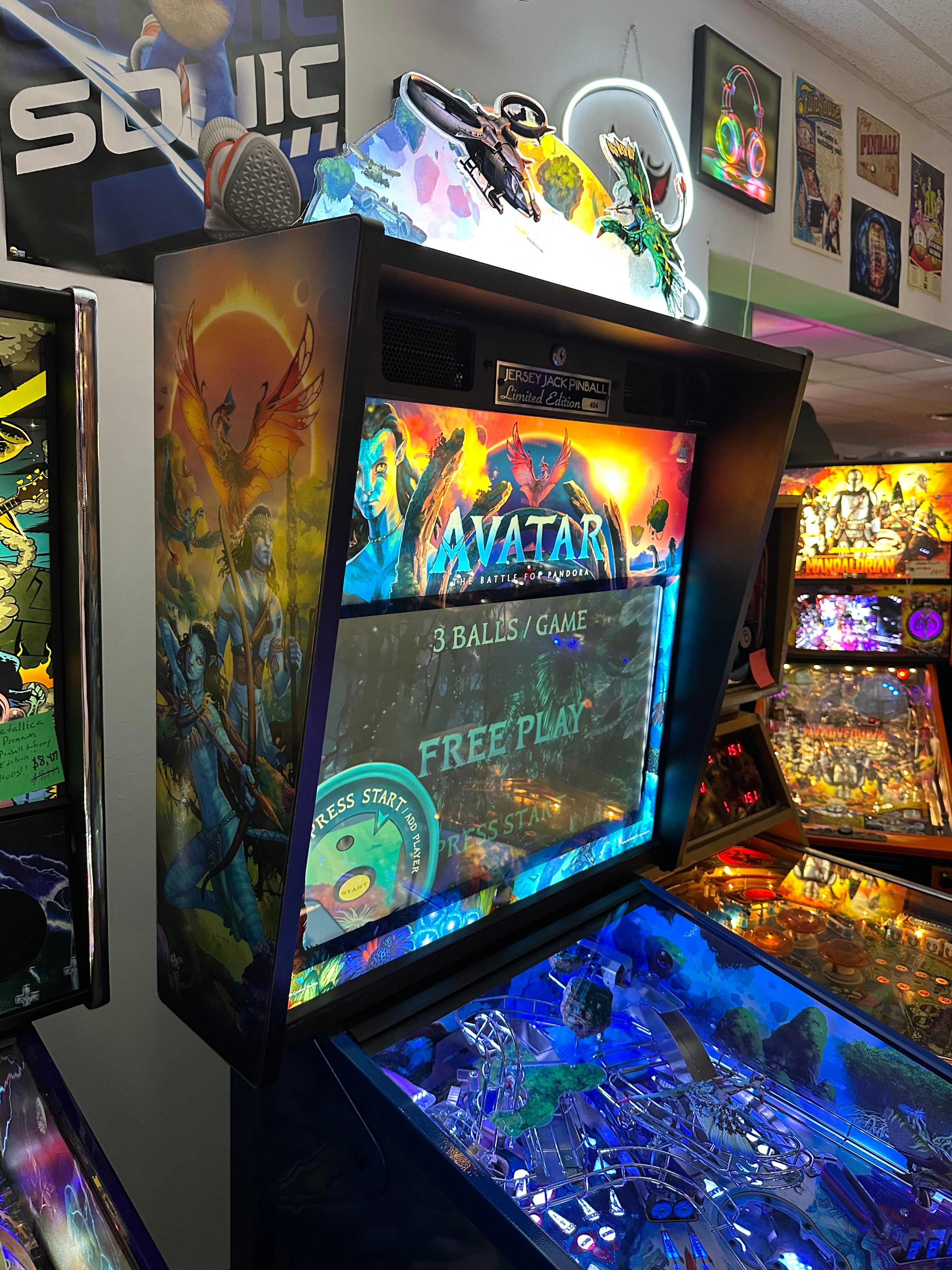 JJP Avatar Limited Edition Pinball Machine