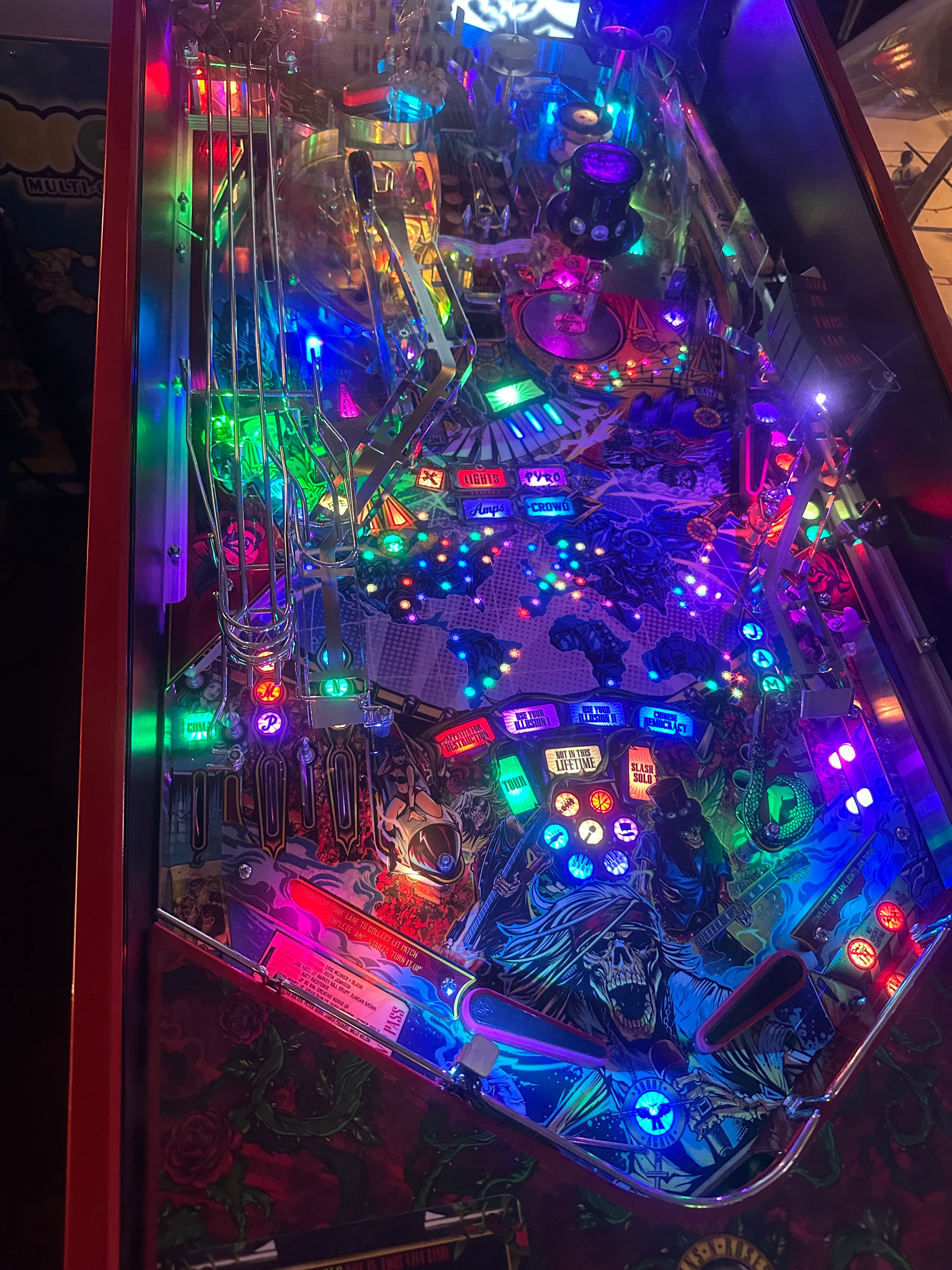 JJP Guns N' Roses Limited Edition Pinball Machine