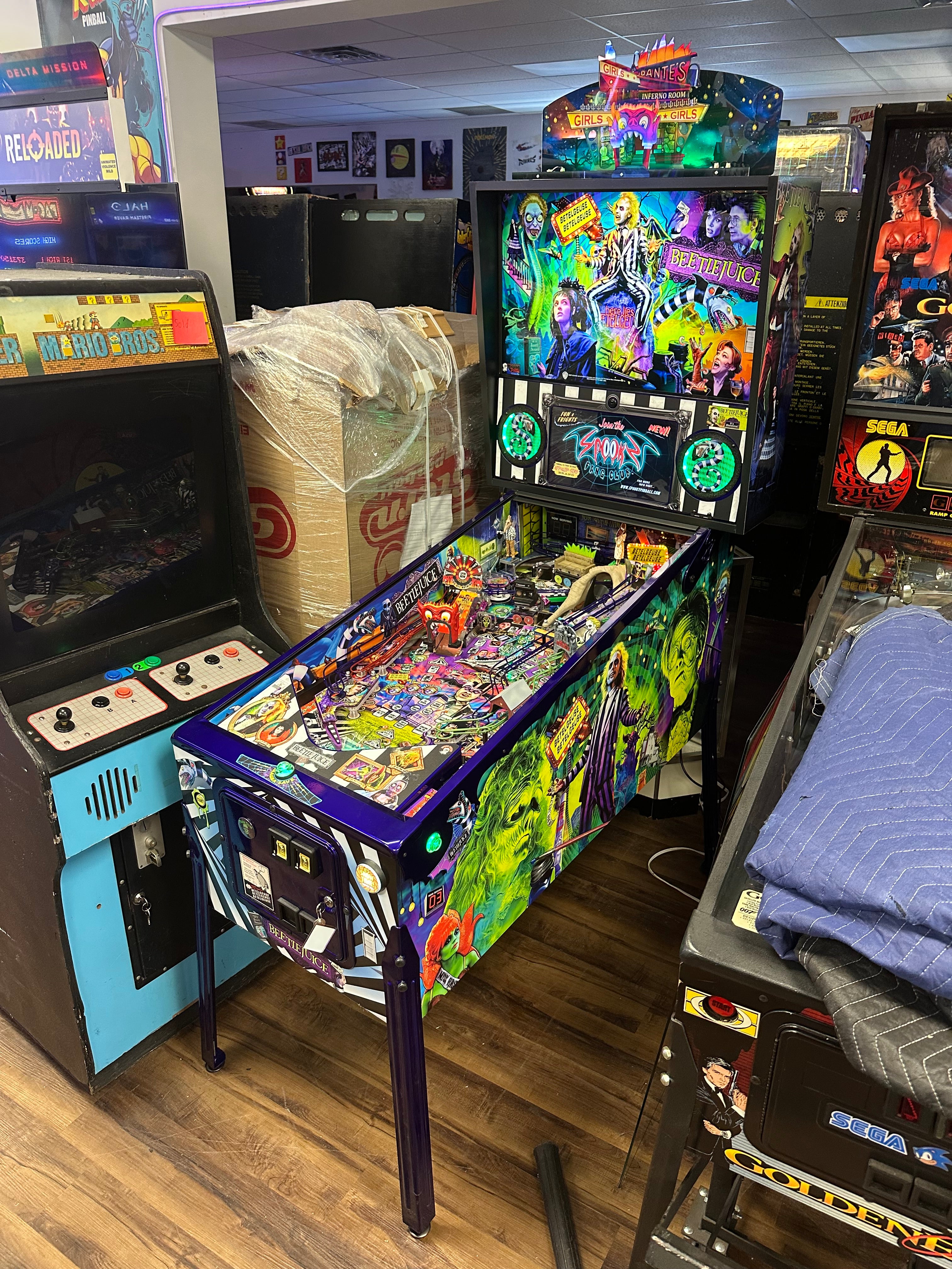 Spooky Pinball Beetlejuice Pinball Machine IN STOCK