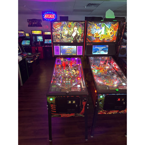 Image of Stern Pinball Elvira's House of Horrors Premium Pinball Machine