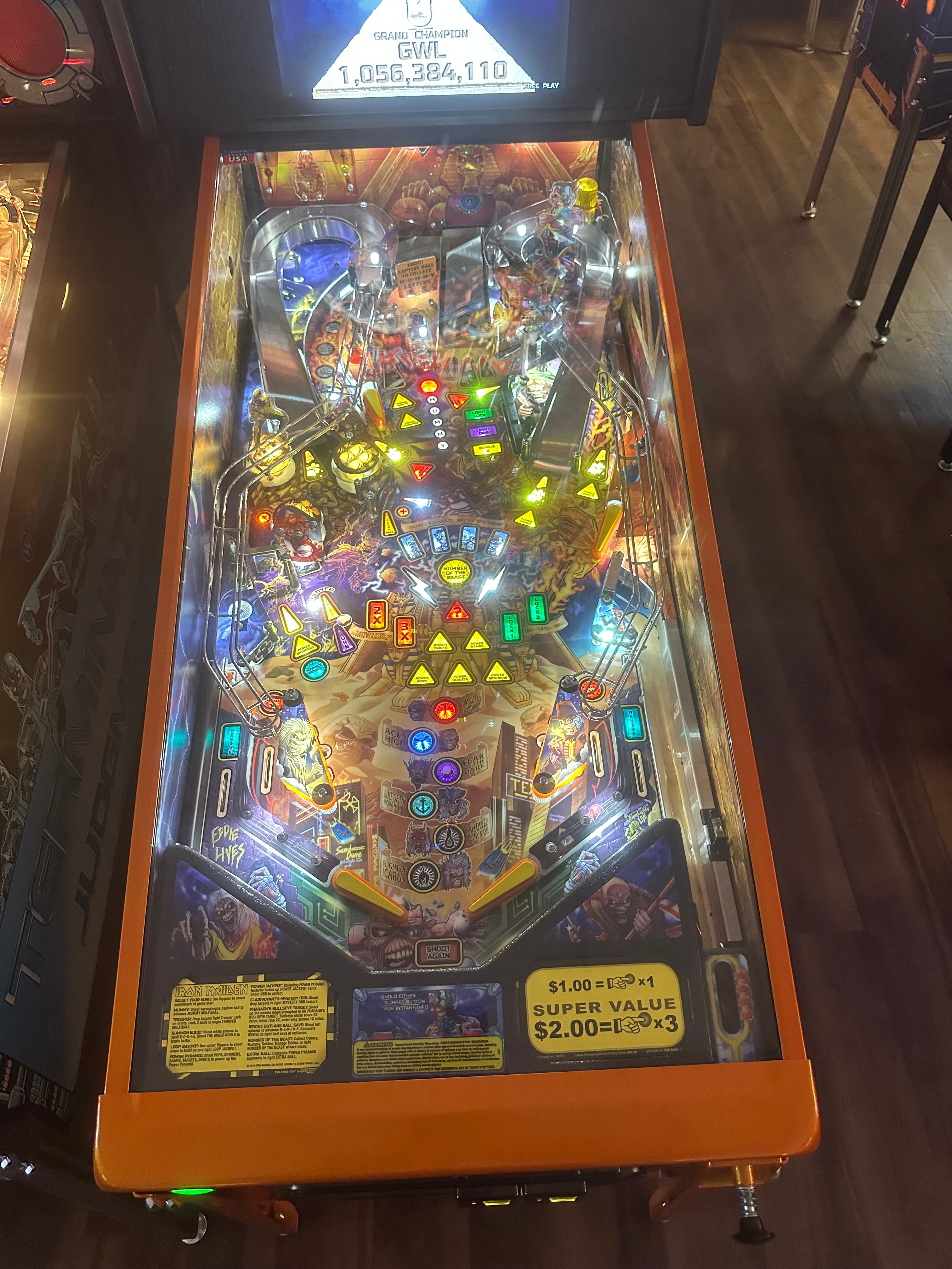 Stern Pinball Iron Maiden Pro Pinball Machine