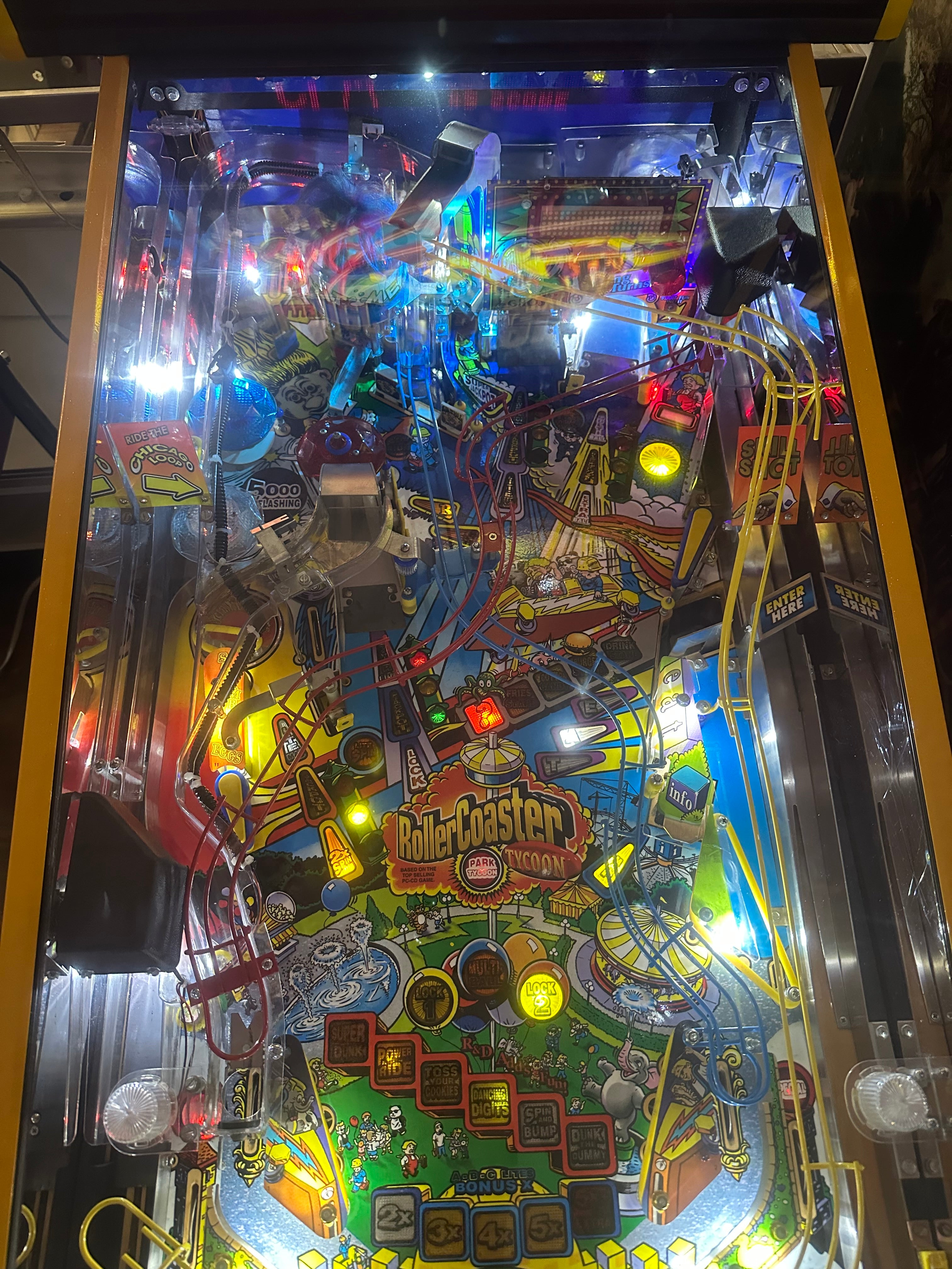 Stern Pinball Roller Coaster Tycoon Pinball Machine
