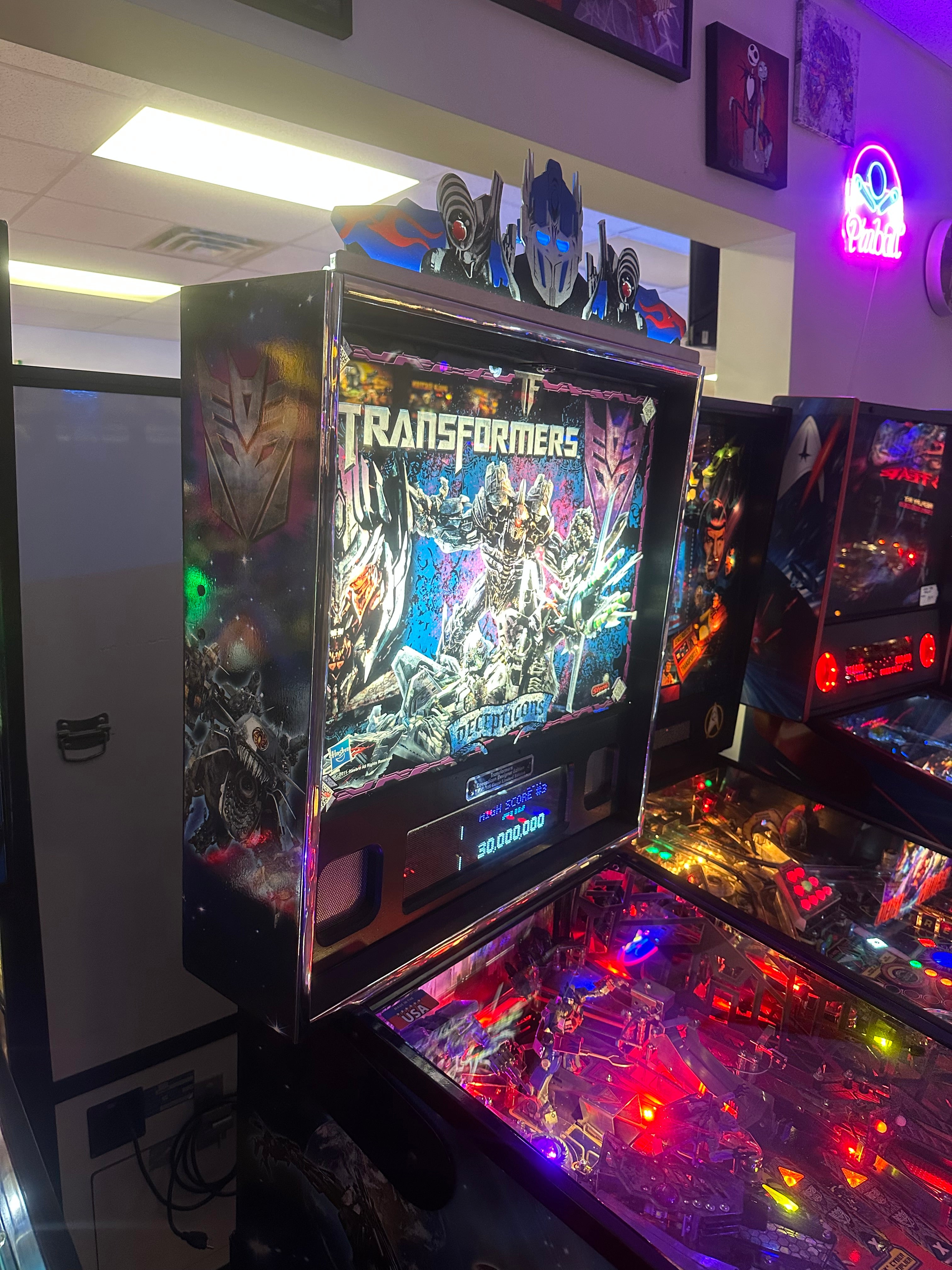 Stern Pinball Transformers Limited Edition Pinball Machine