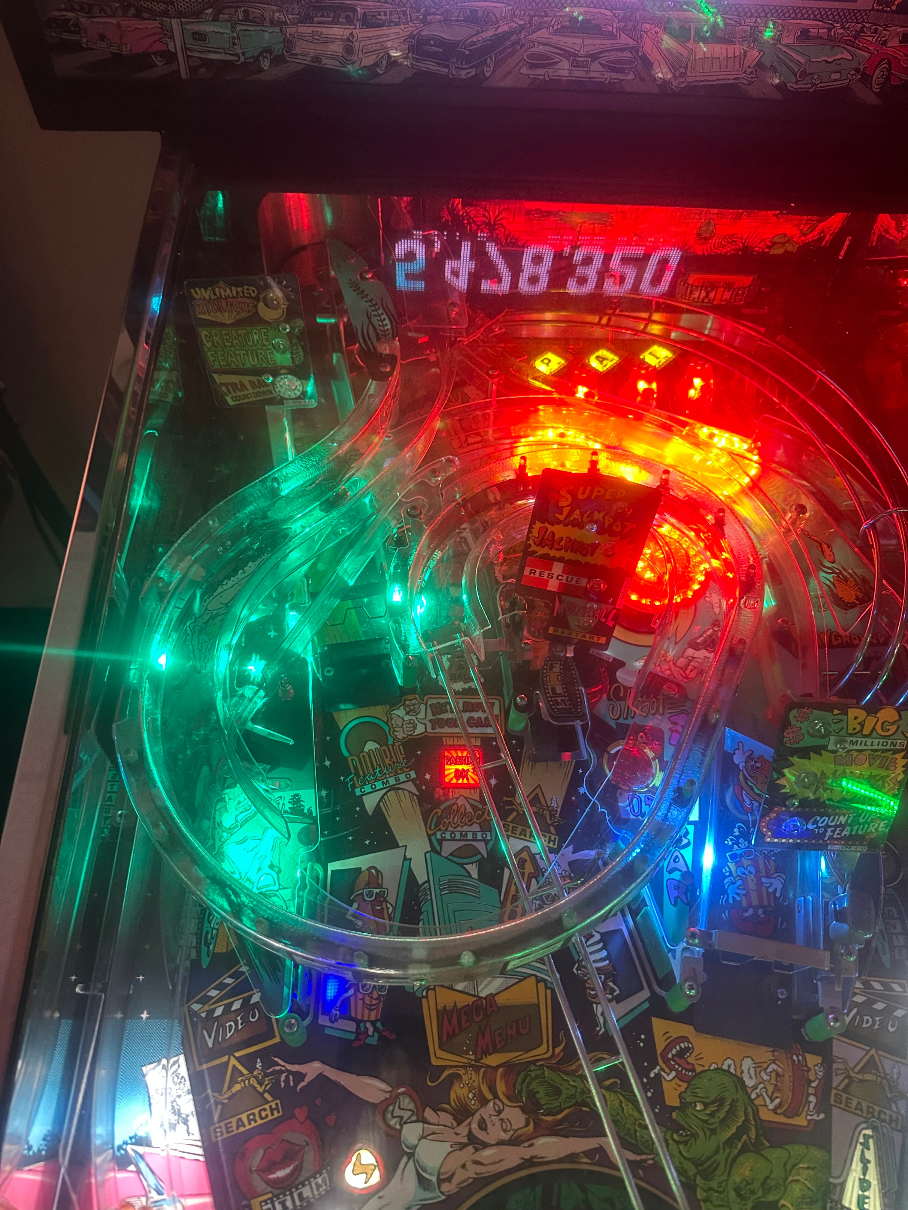 Bally LOADED Creature from the Black Lagoon Pinball Machine
