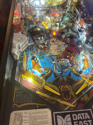Image of Data East Hook Pinball Machine