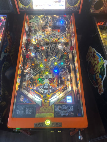 Image of Stern Pinball LOADED The Mandalorian Premium Pinball Machine