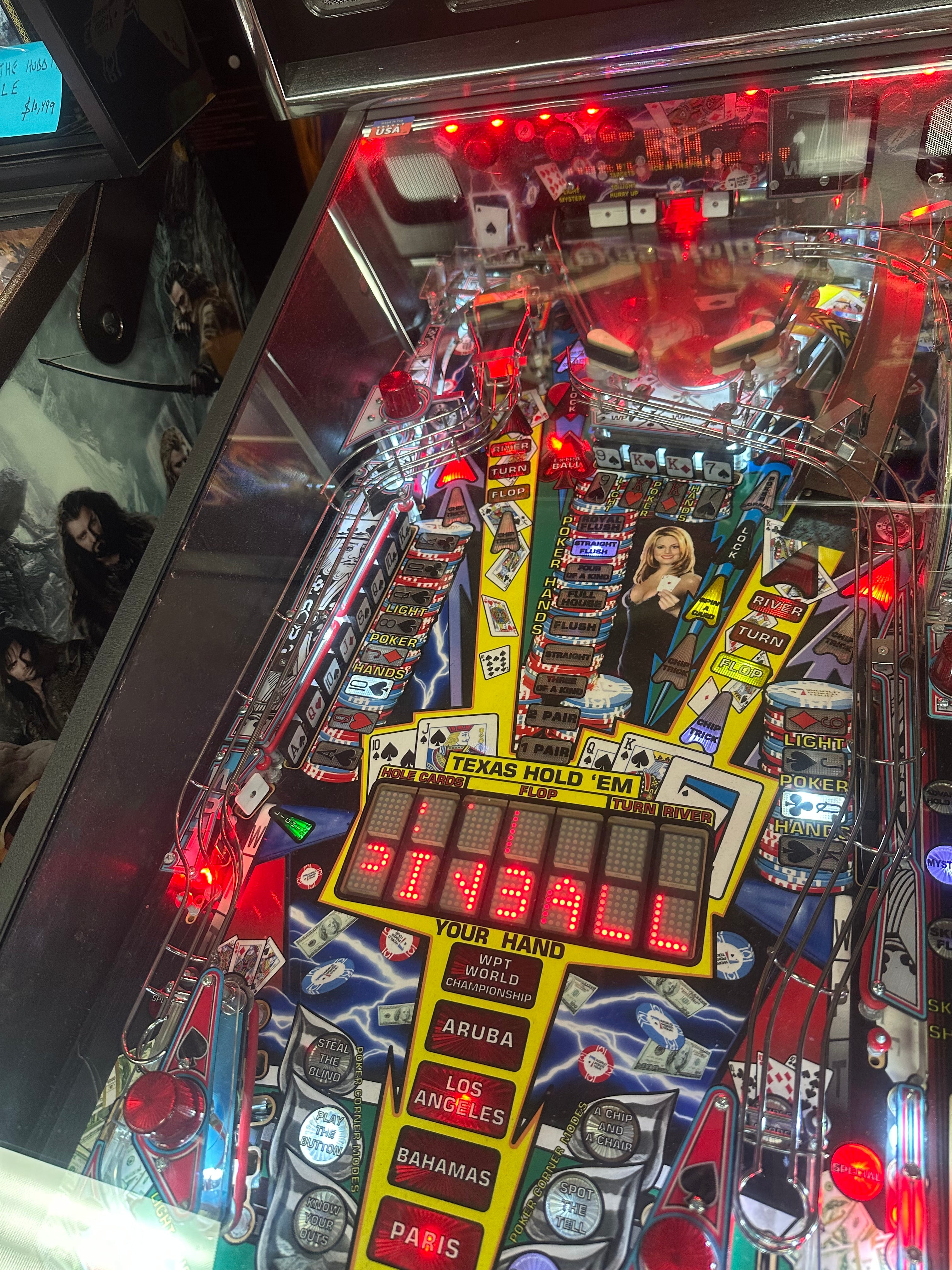 Stern Pinball World Poker Tour Pinball Machine