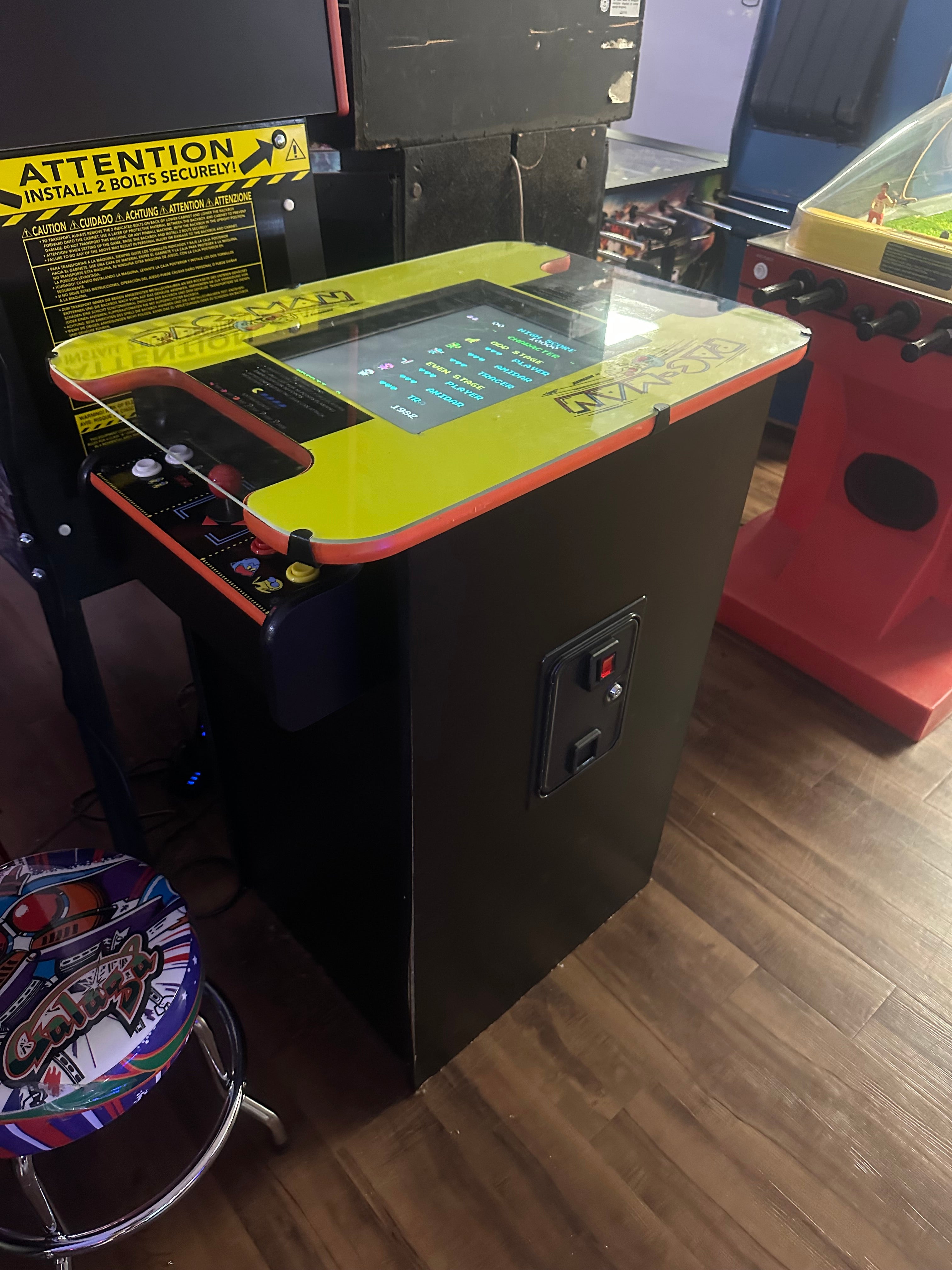 Pac-Man High Top Arcade Game