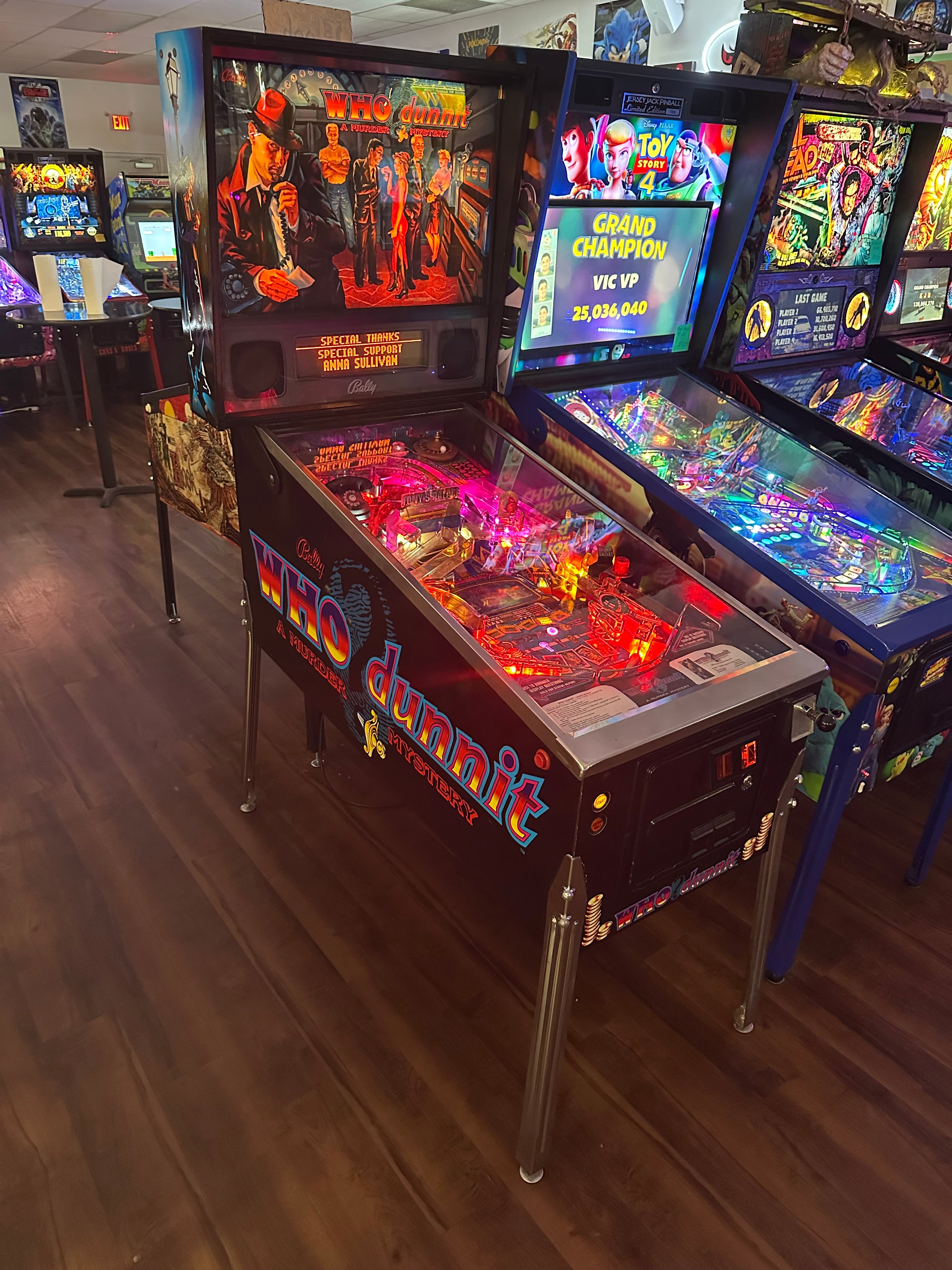 Bally Who Dunnit Pinball Machine