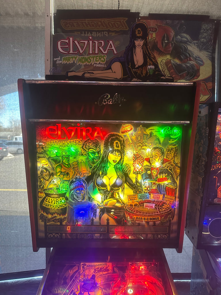 elvira and the party monsters pinball machine Bally Elvira and the Party Monsters Pinball Machine