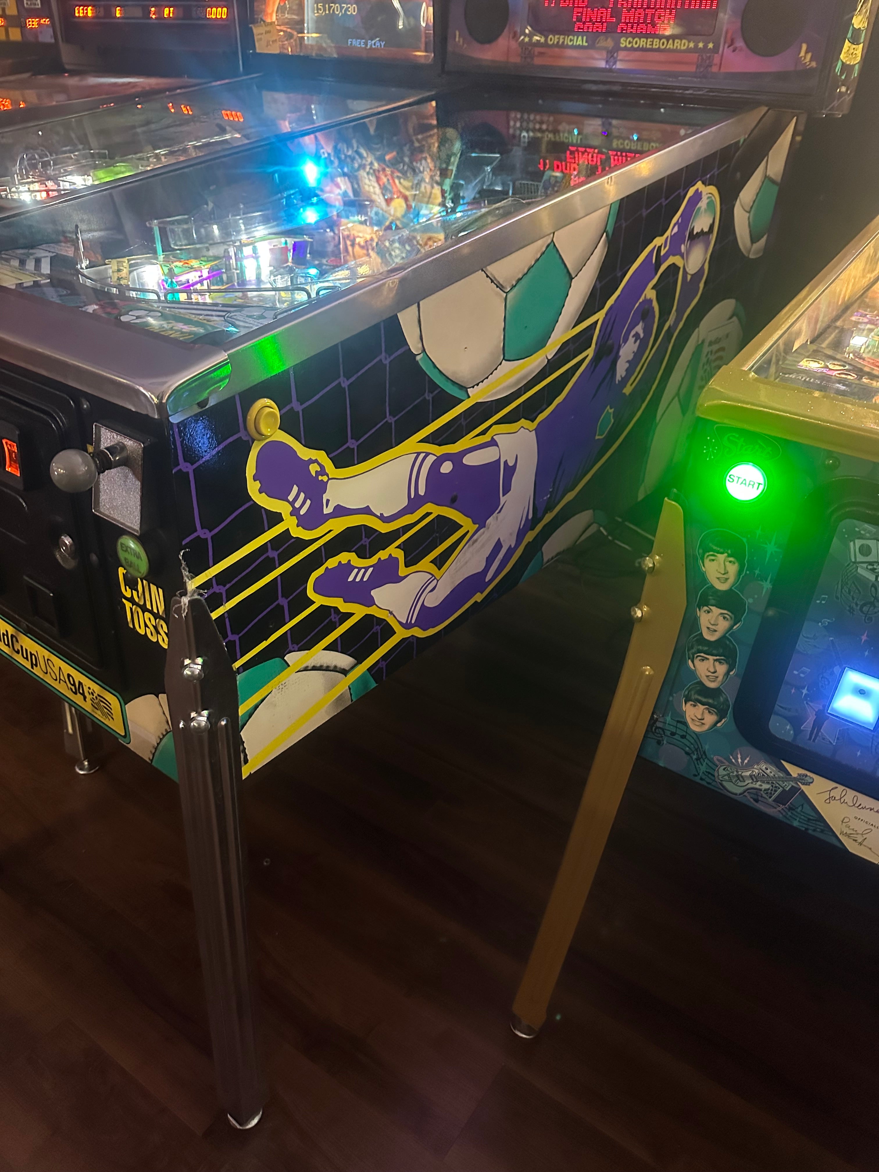 Bally World Cup Soccer Pinball Machine