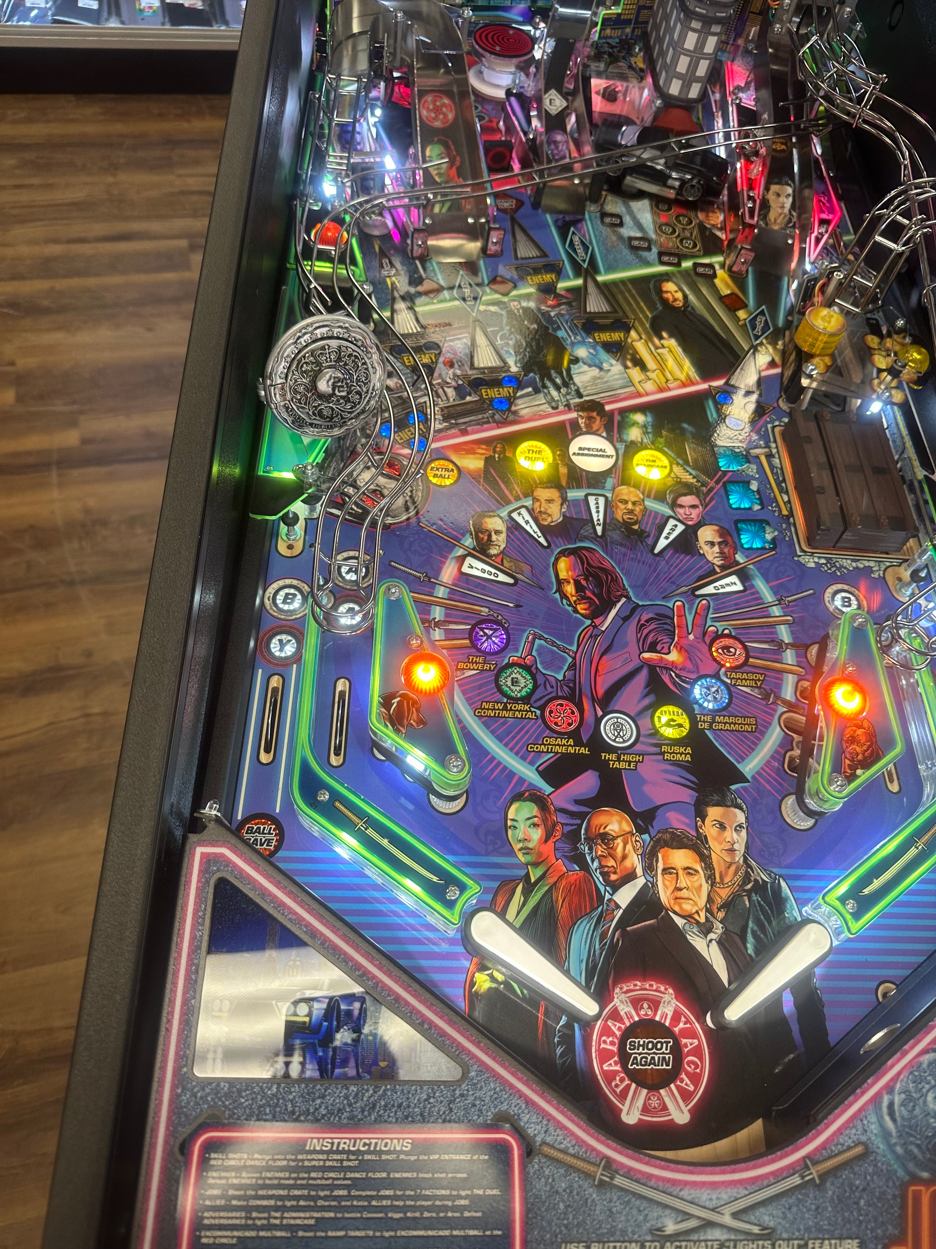 Stern Pinball John Wick Premium Pinball Machine