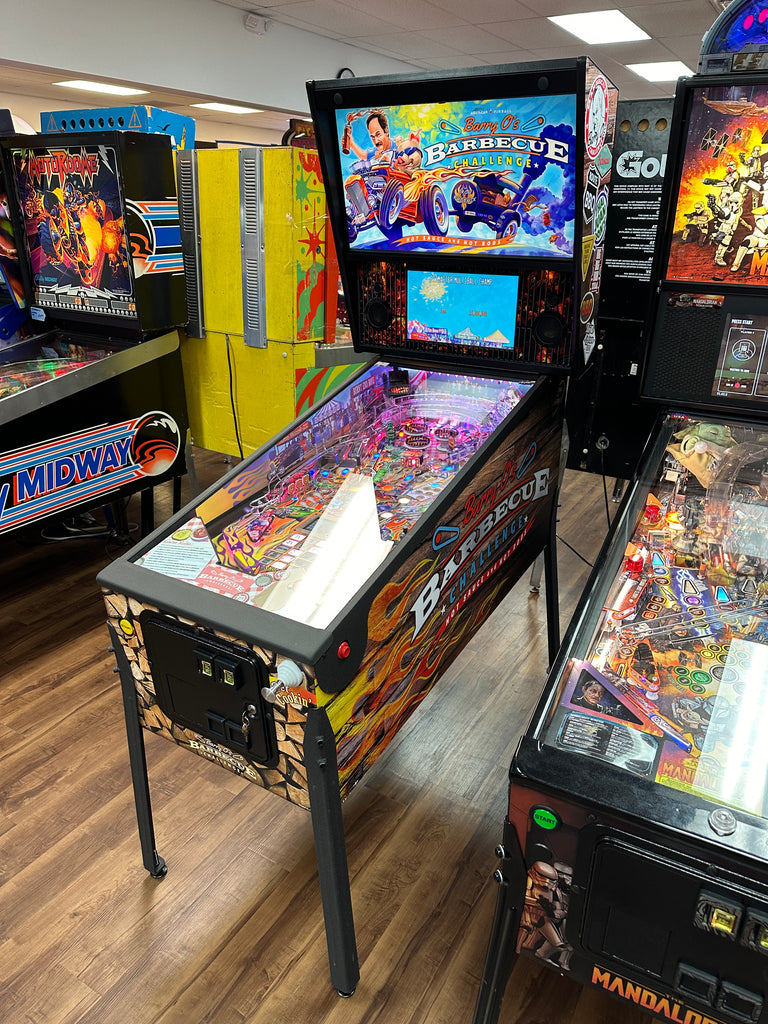 Pinball Sport Racket American Pinball Barry O's BBQ Challenge Classic Pinball Machine – Game ...