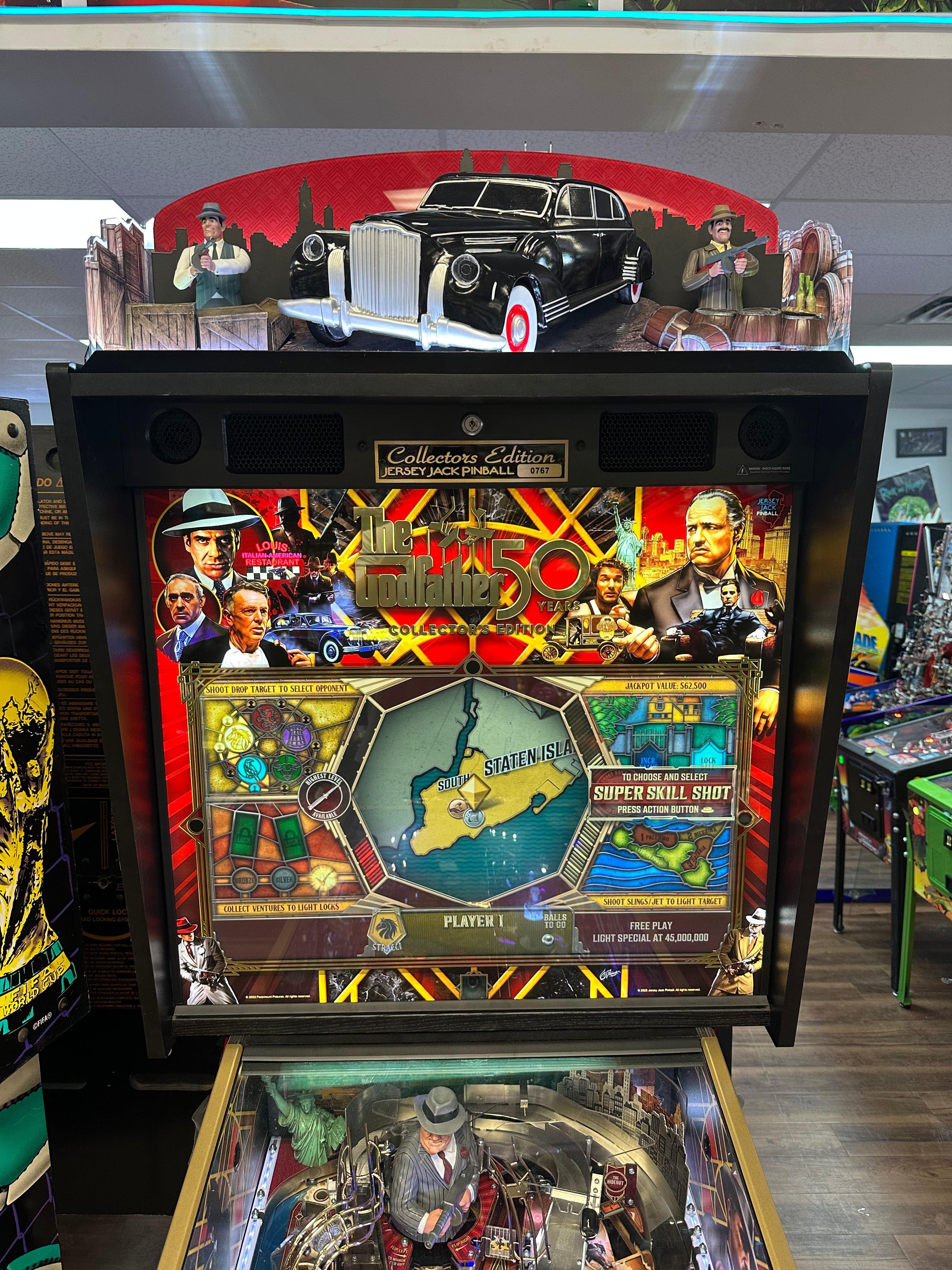 Jersey Jack Pinball The Godfather Collectors Edition Pinball Machine