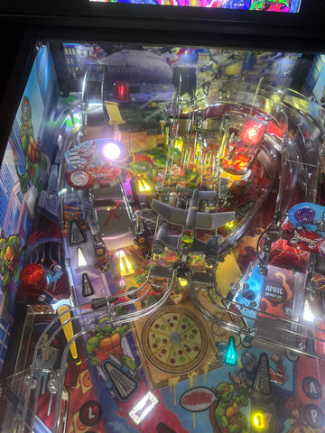 Image of Stern Pinball LOADED Teenage Mutant Ninja Turtles Premium Pinball Machine