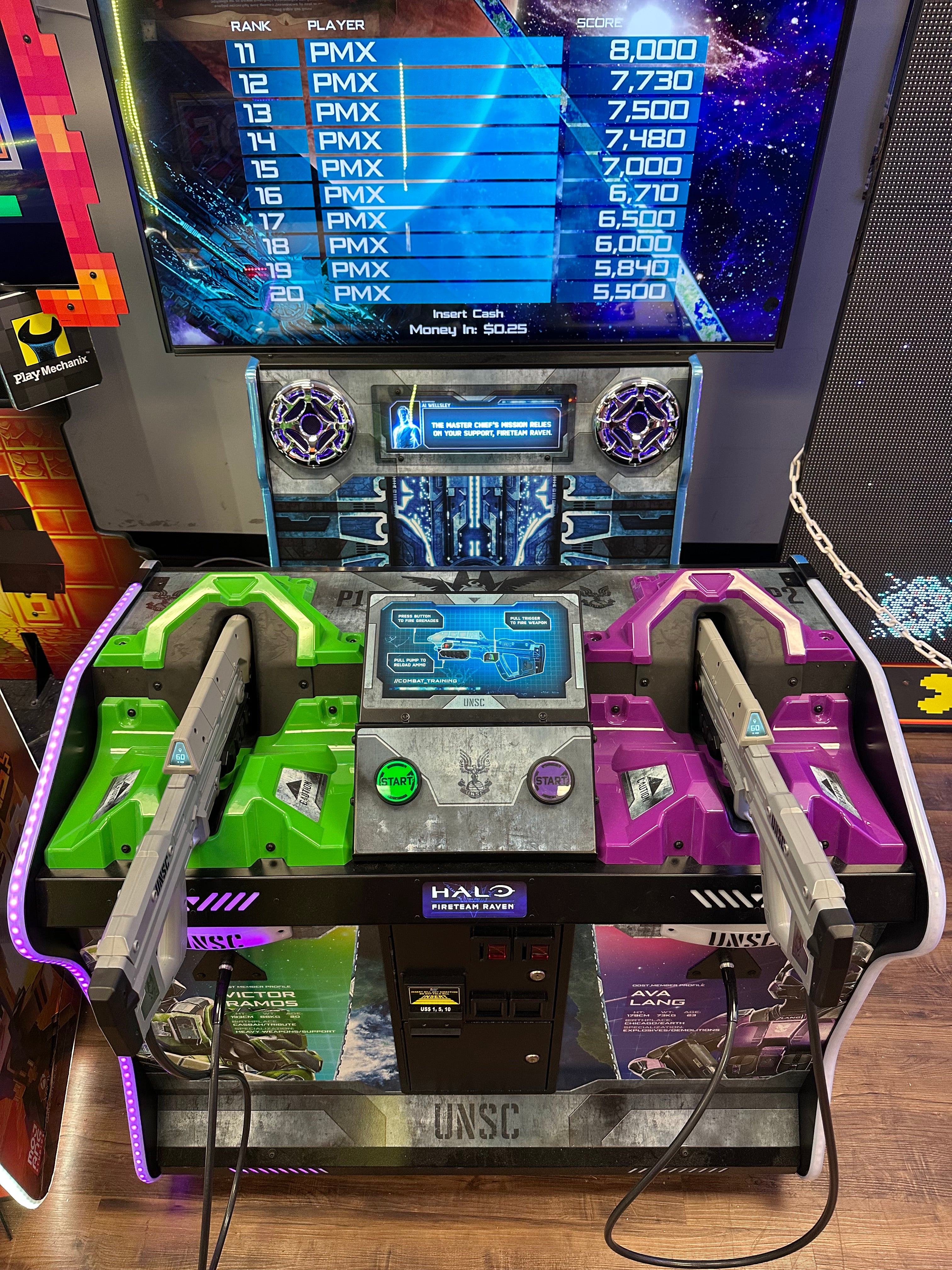 Raw Thrills Halo 2 Player Arcade Game