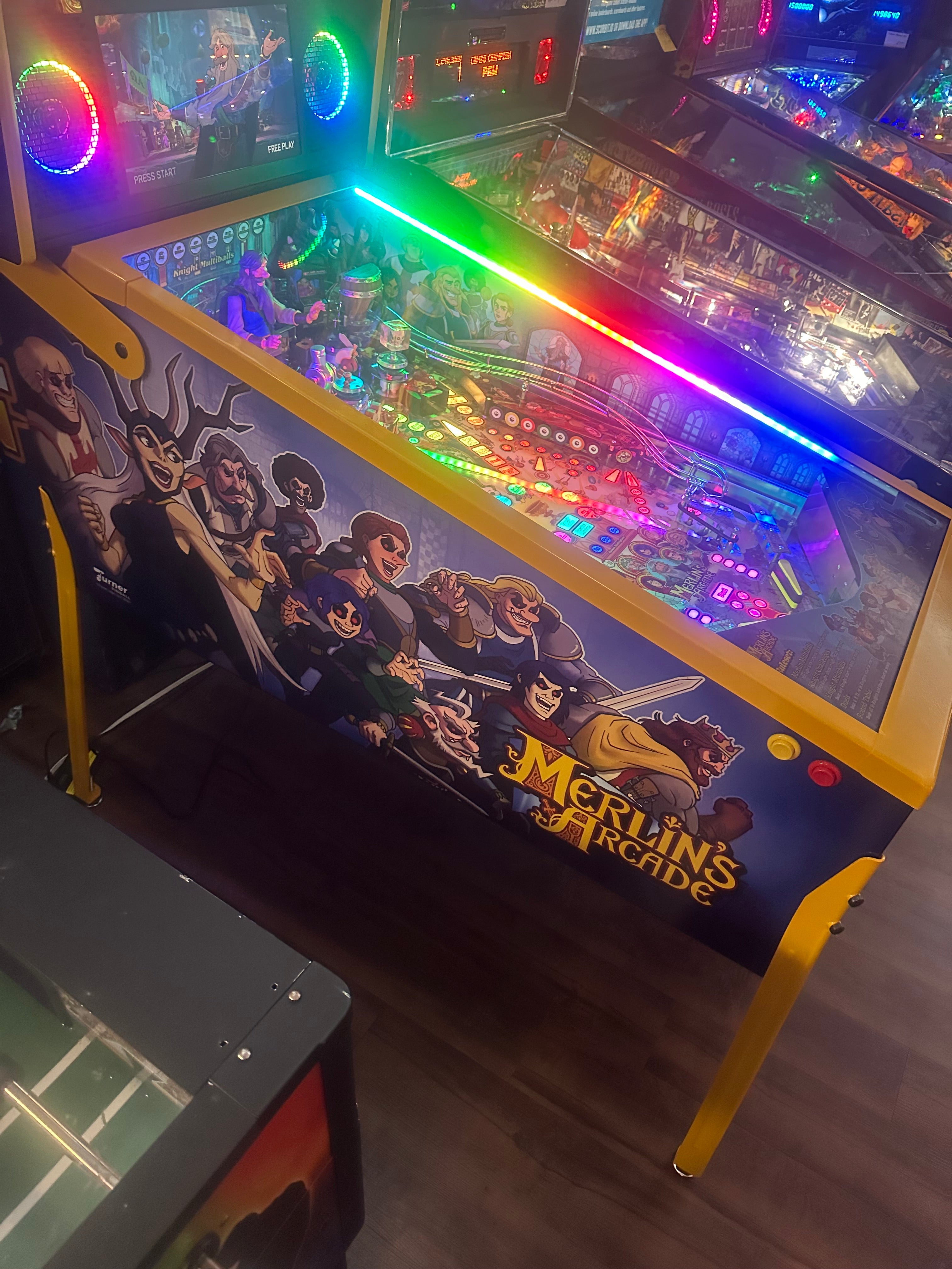 Turner Pinball Merlin's Arcade Pinball Machine - Legendary Edition