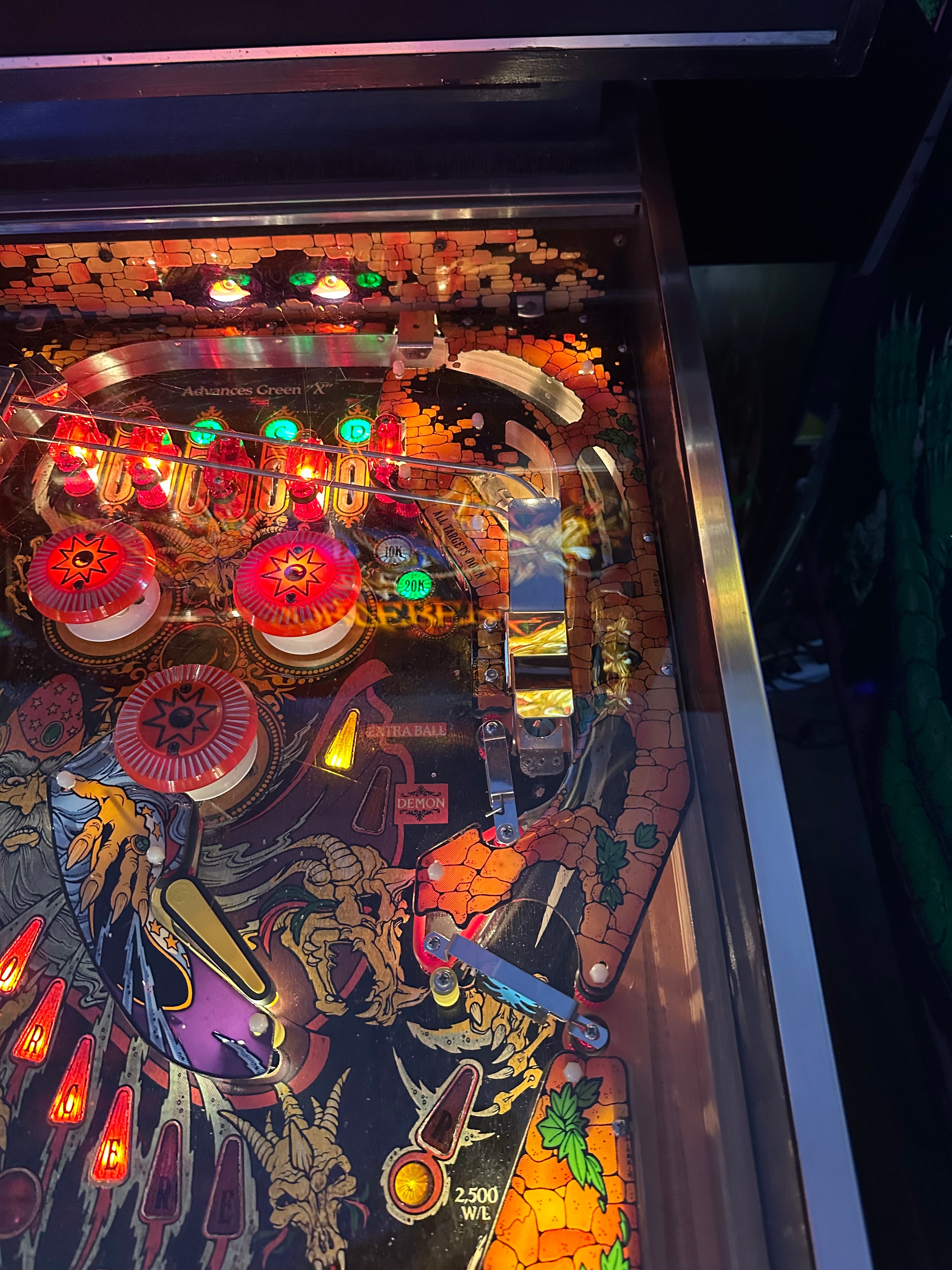 Williams Sorcerer Pinball Machine