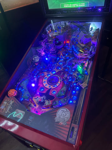 Image of JJP Wizard of Oz 75th Anniversary Ruby Red Edition Pinball Machine