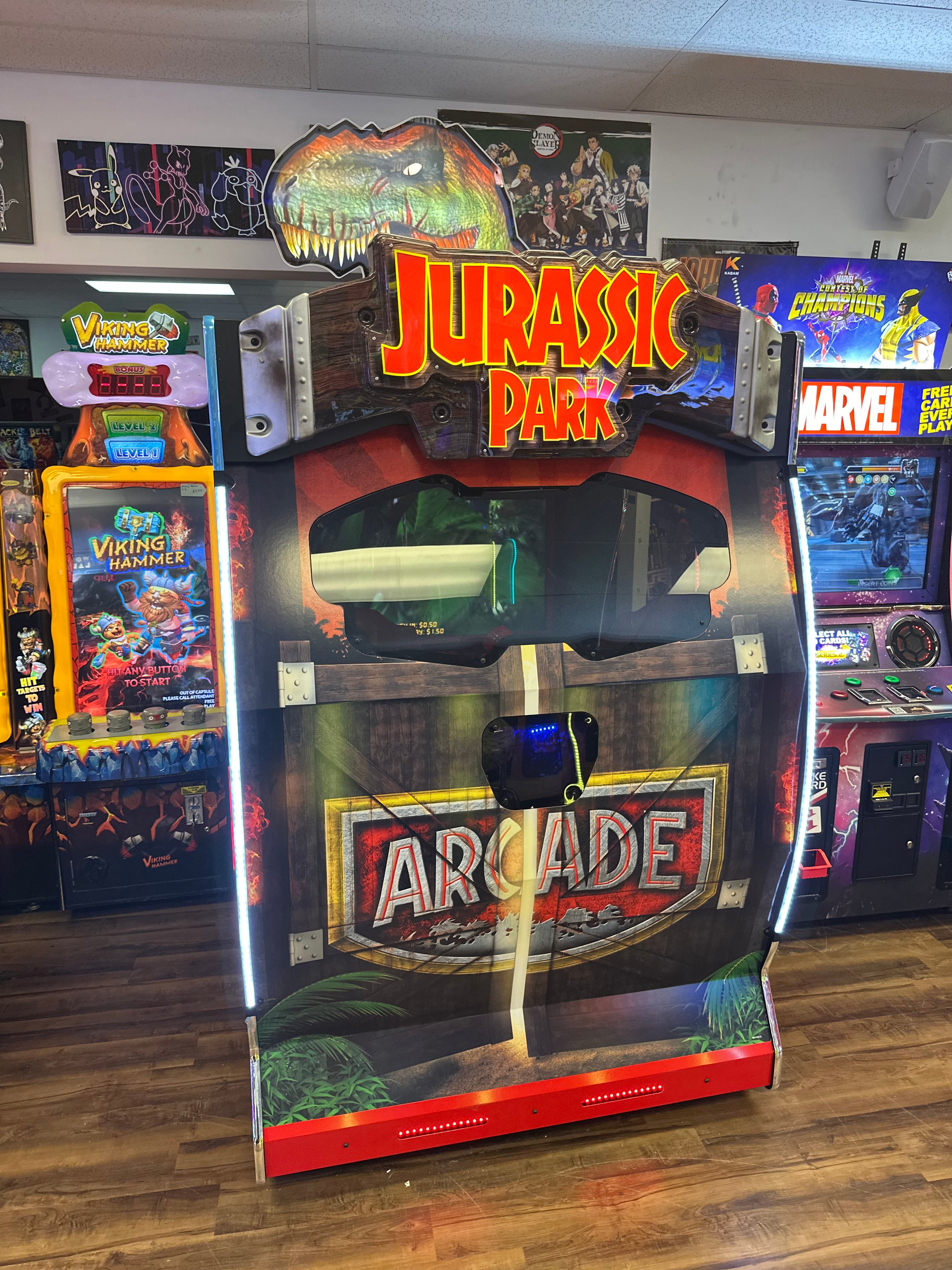 Raw Thrills Jurassic Park Arcade Game