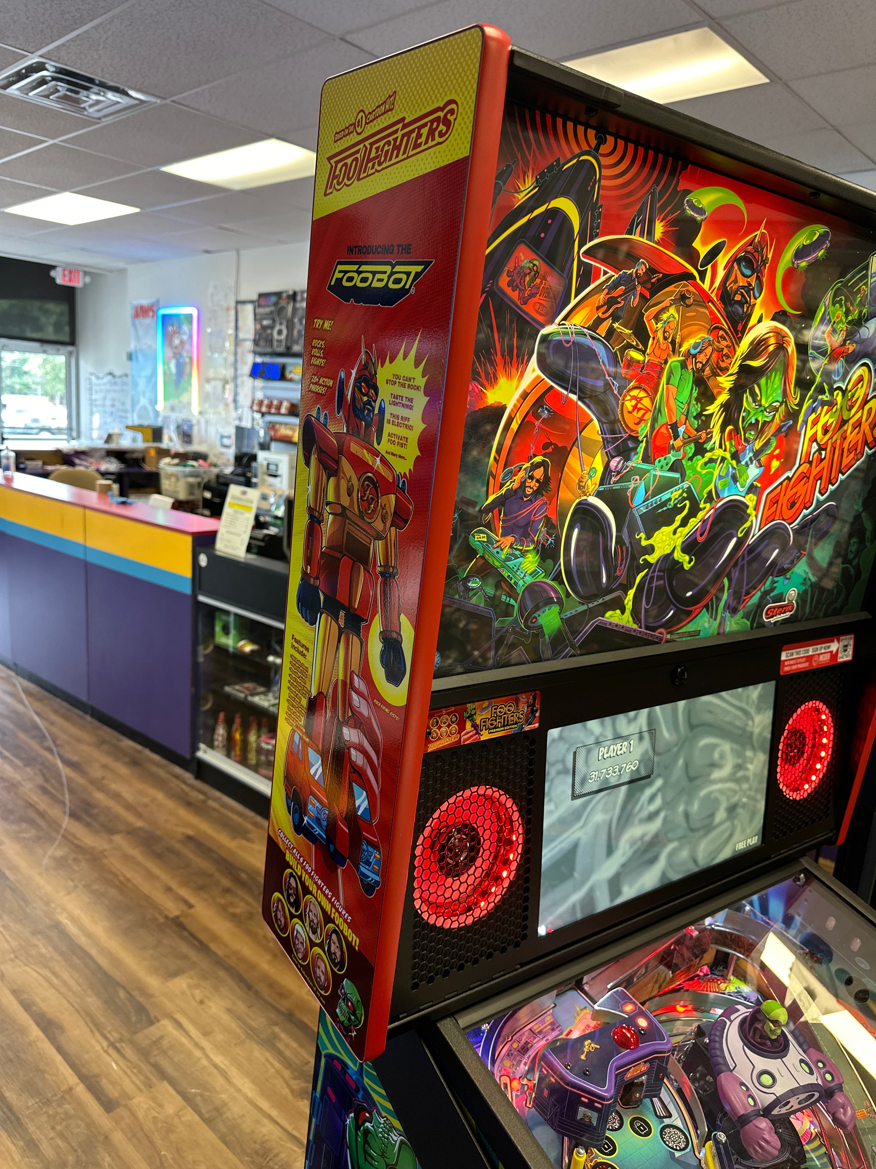 Stern Pinball Foo Fighters Premium Pinball Machine