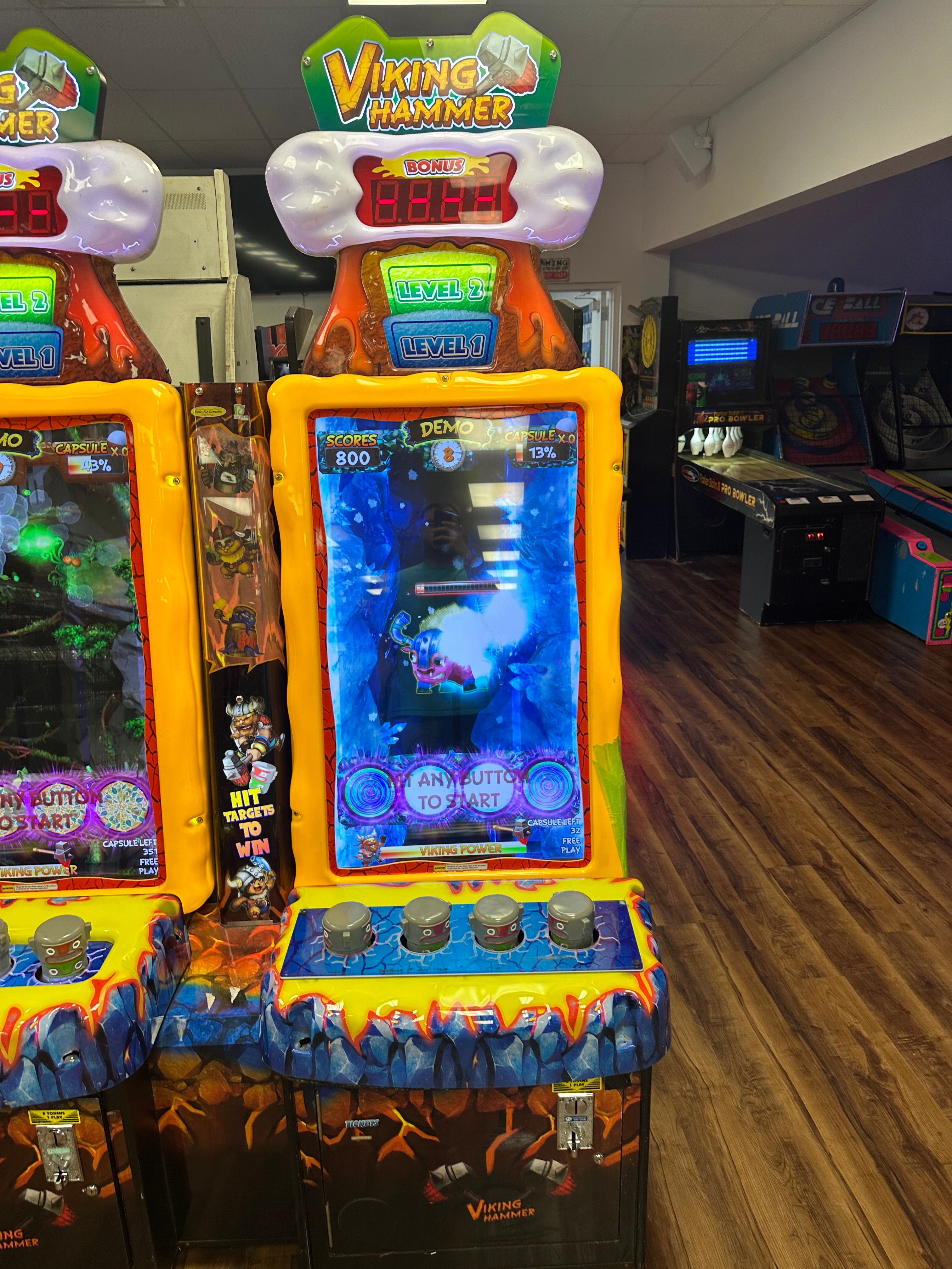 Family Fun Companies Viking Hammer Arcade Game