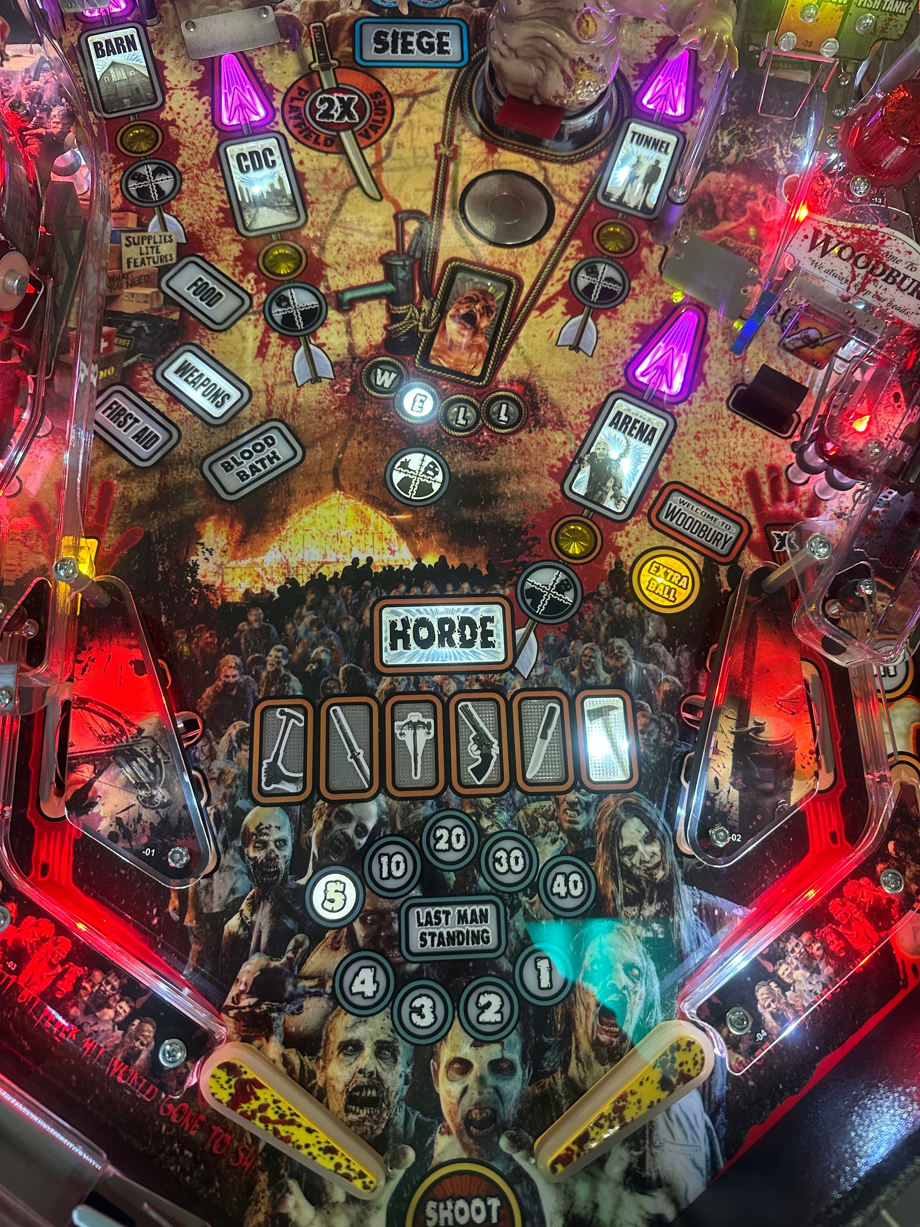 Stern Pinball LOADED The Walking Dead Premium Pinball Machine