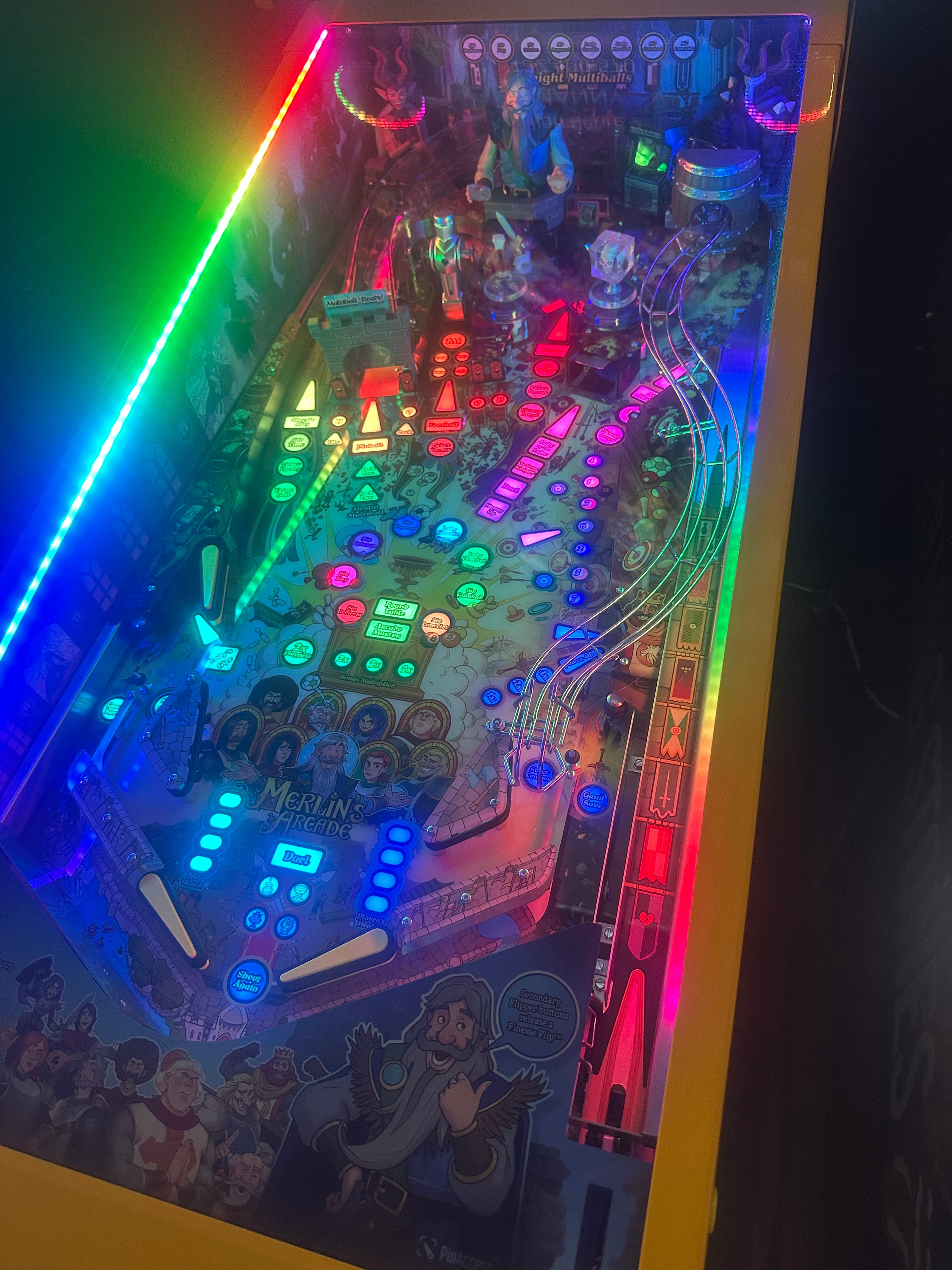 Turner Pinball Merlin's Arcade Pinball Machine - Legendary Edition