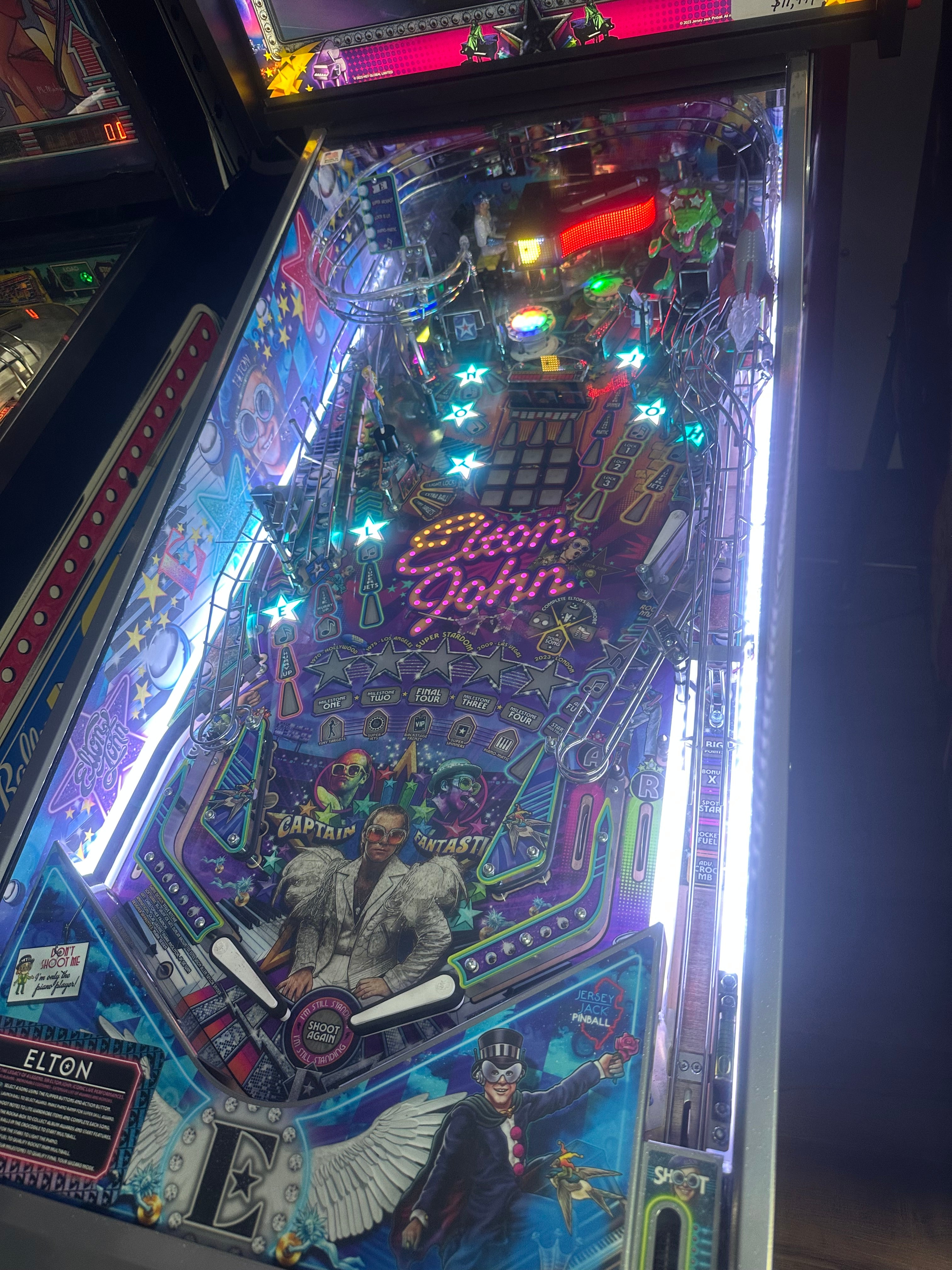 JJP Elton John Platinum Edition Pinball Machine