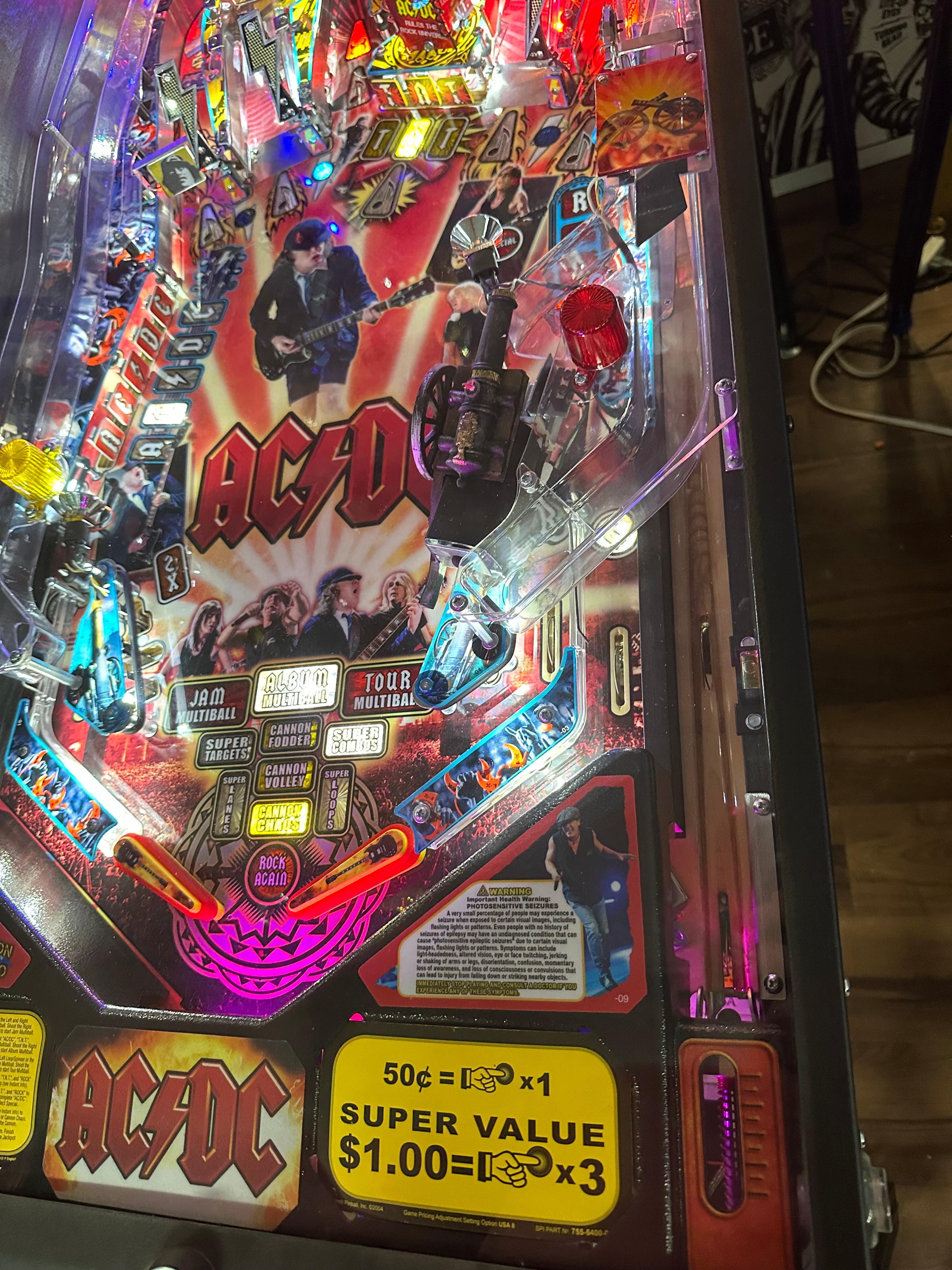 Stern Pinball AC/DC Pro Vault Pinball Machine