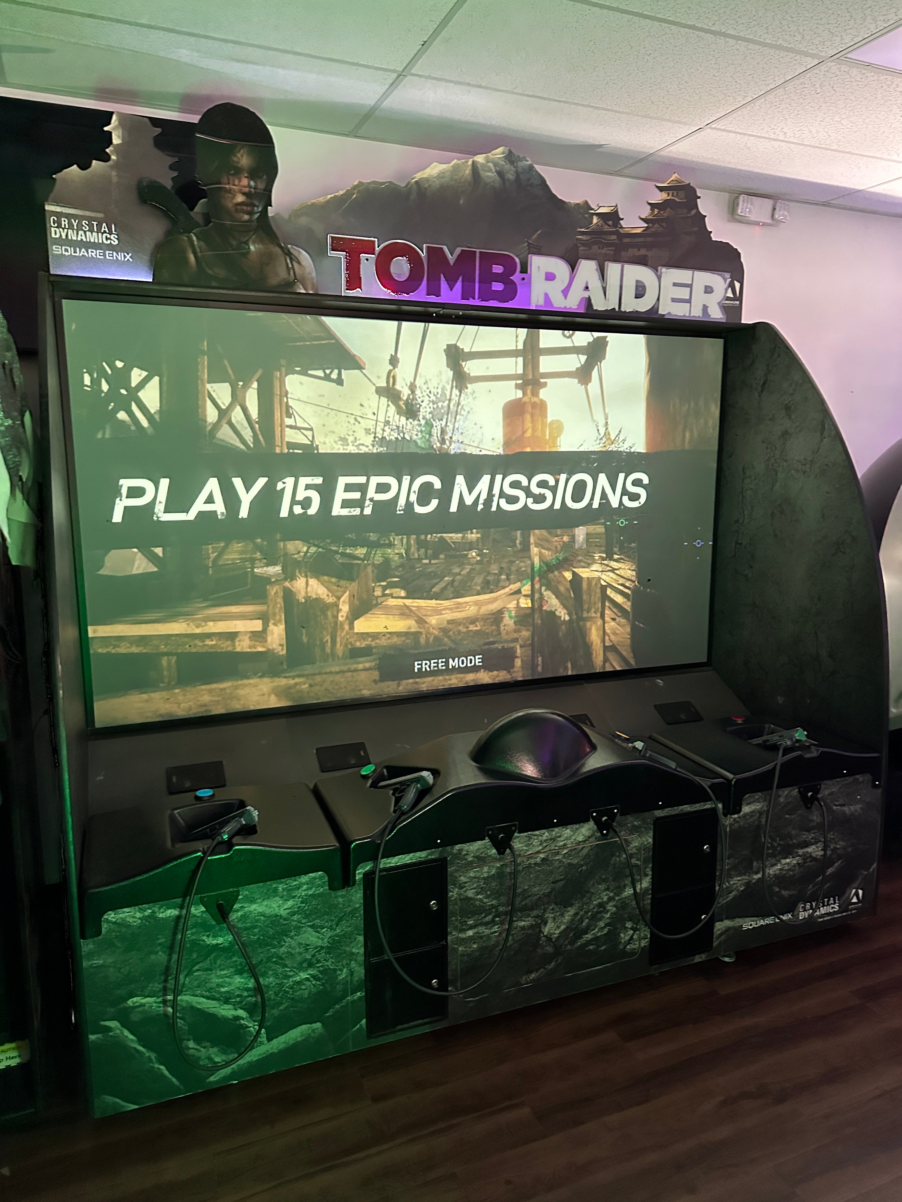 Adrenaline Amusements Tomb Raider 120" Arcade Game