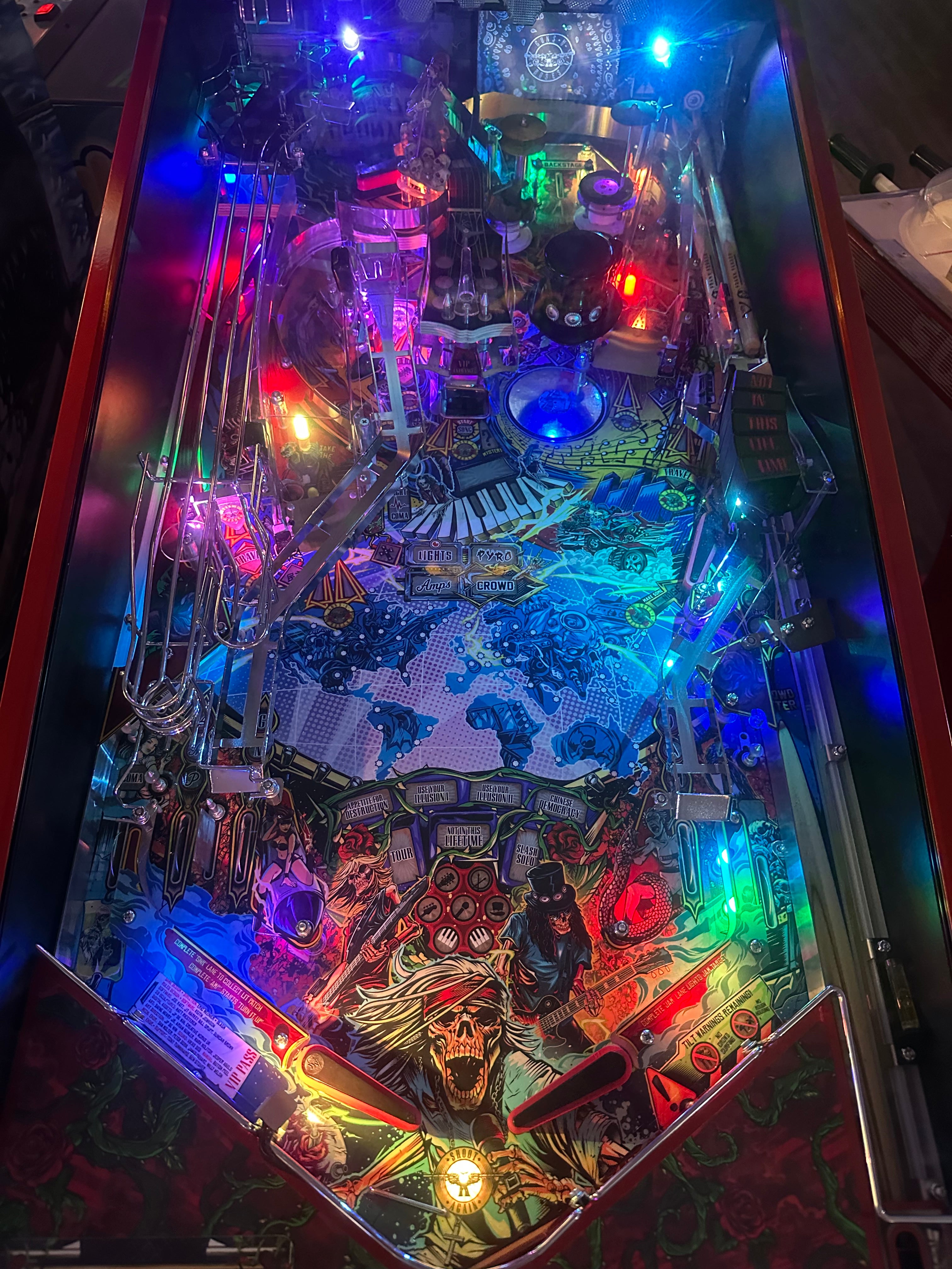 JJP Guns N' Roses Limited Edition Pinball Machine
