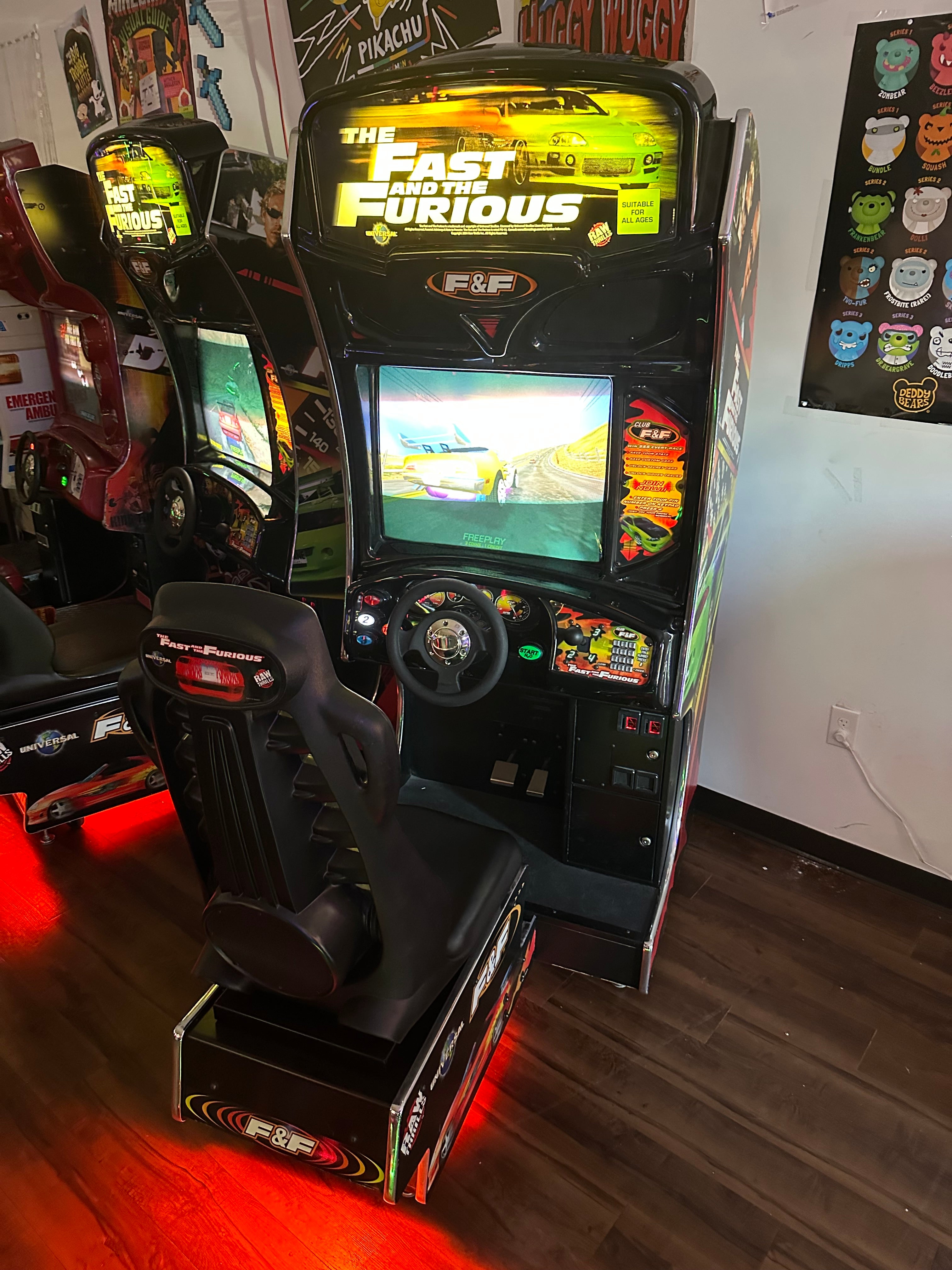 Raw Thrills Fast and Furious Arcade Game