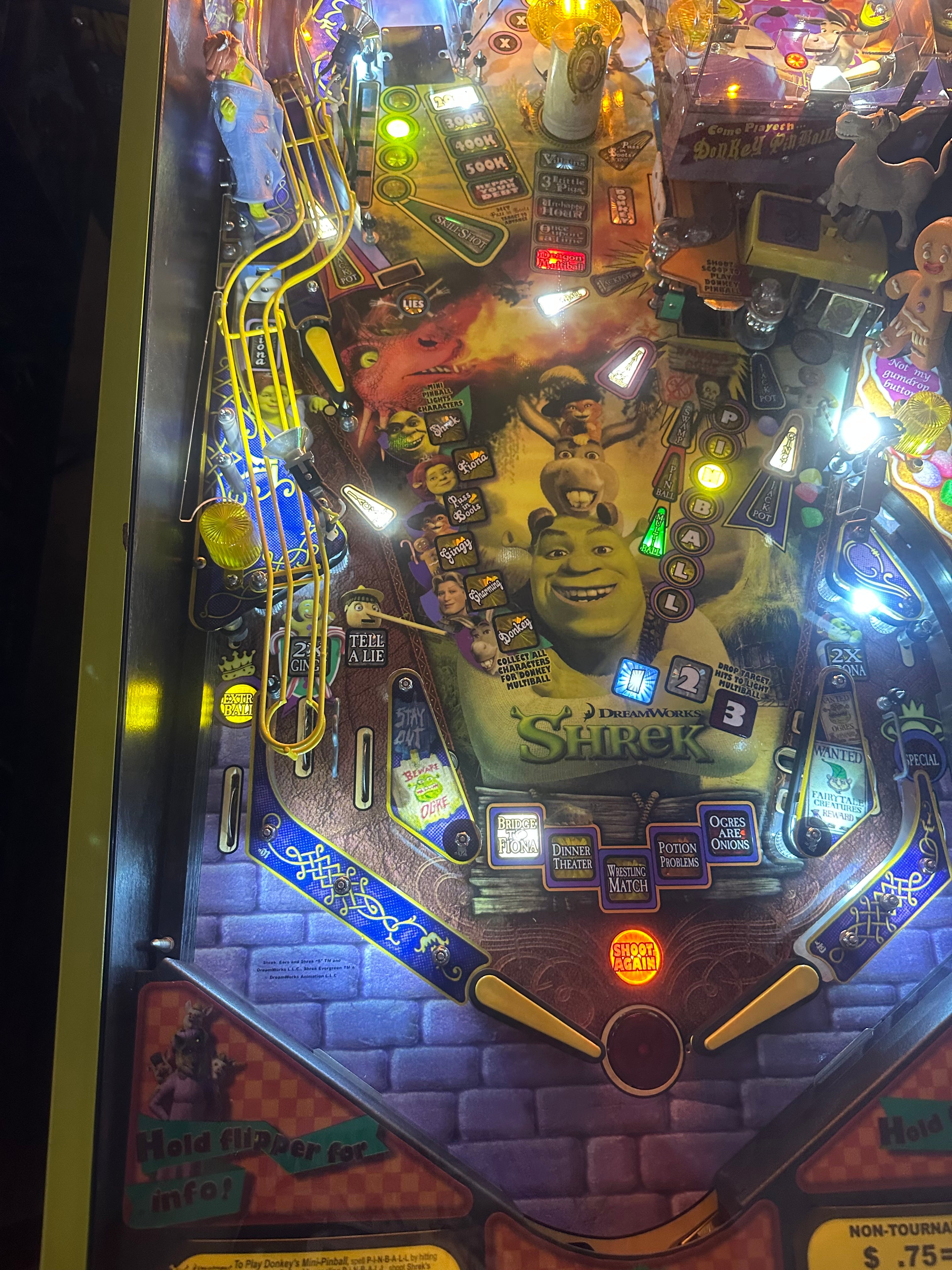 Stern Pinball Shrek Pinball Machine