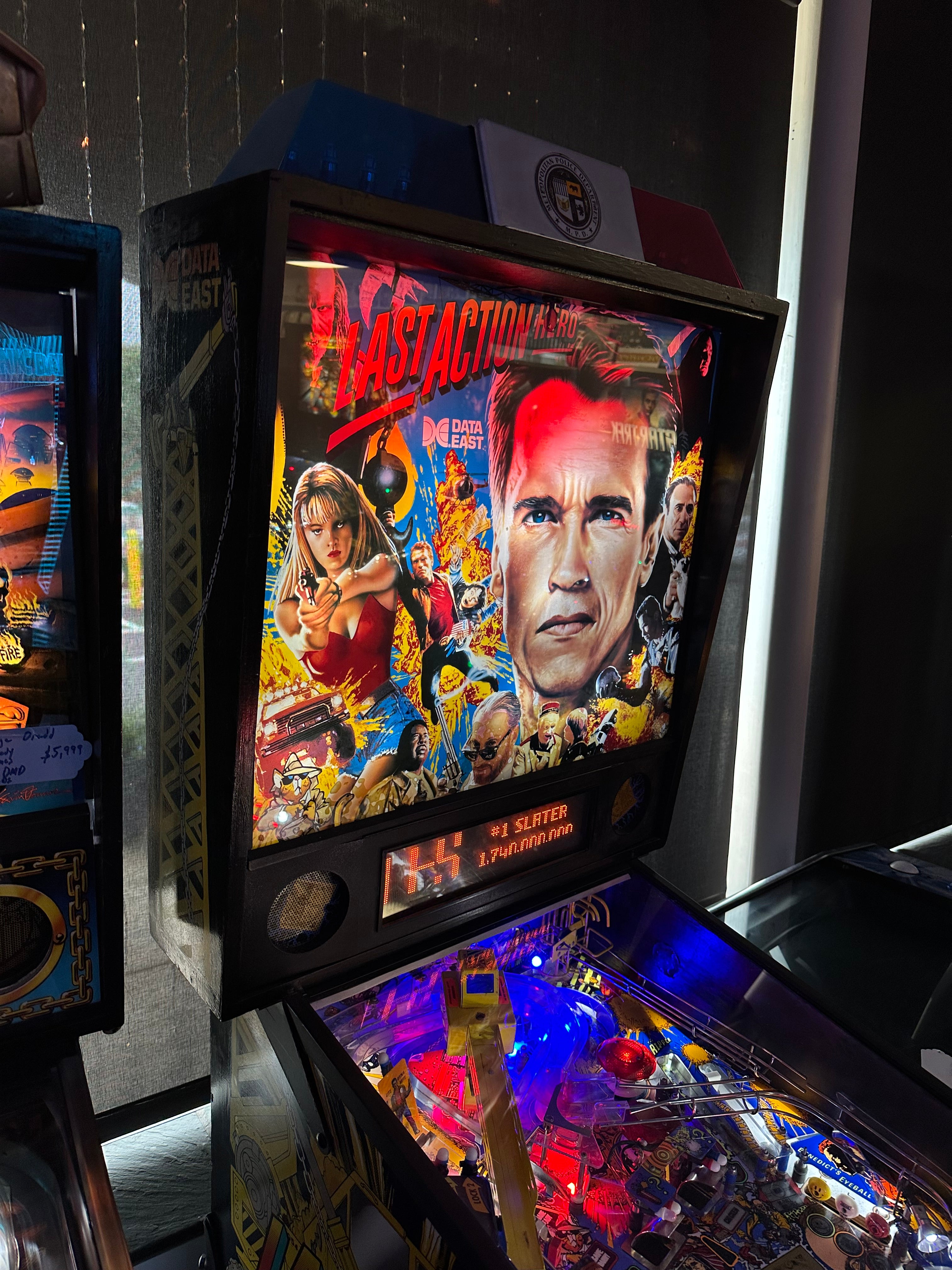 Data East Last Action Hero Pinball Machine