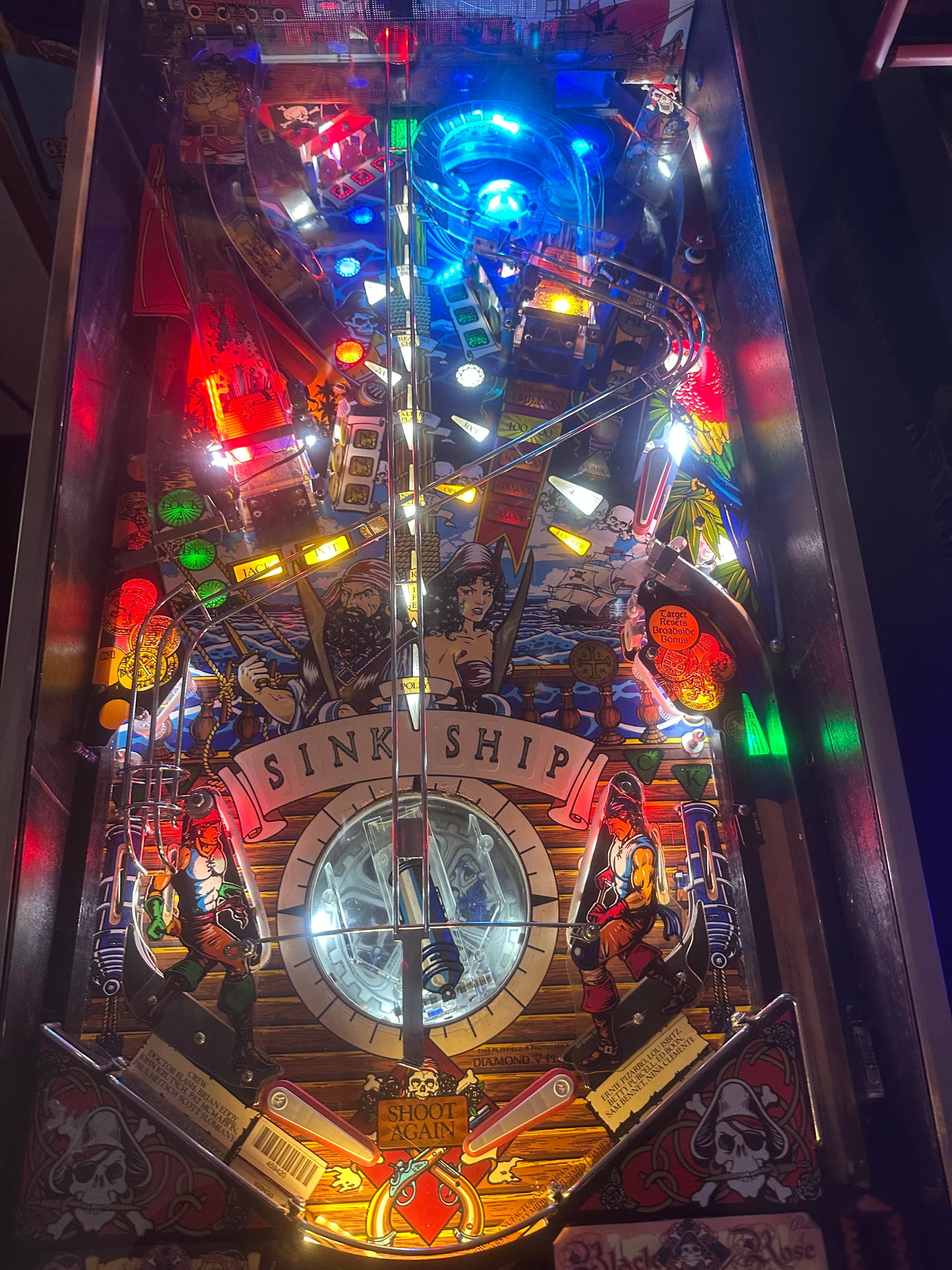 Bally Black Rose Pinball Machine