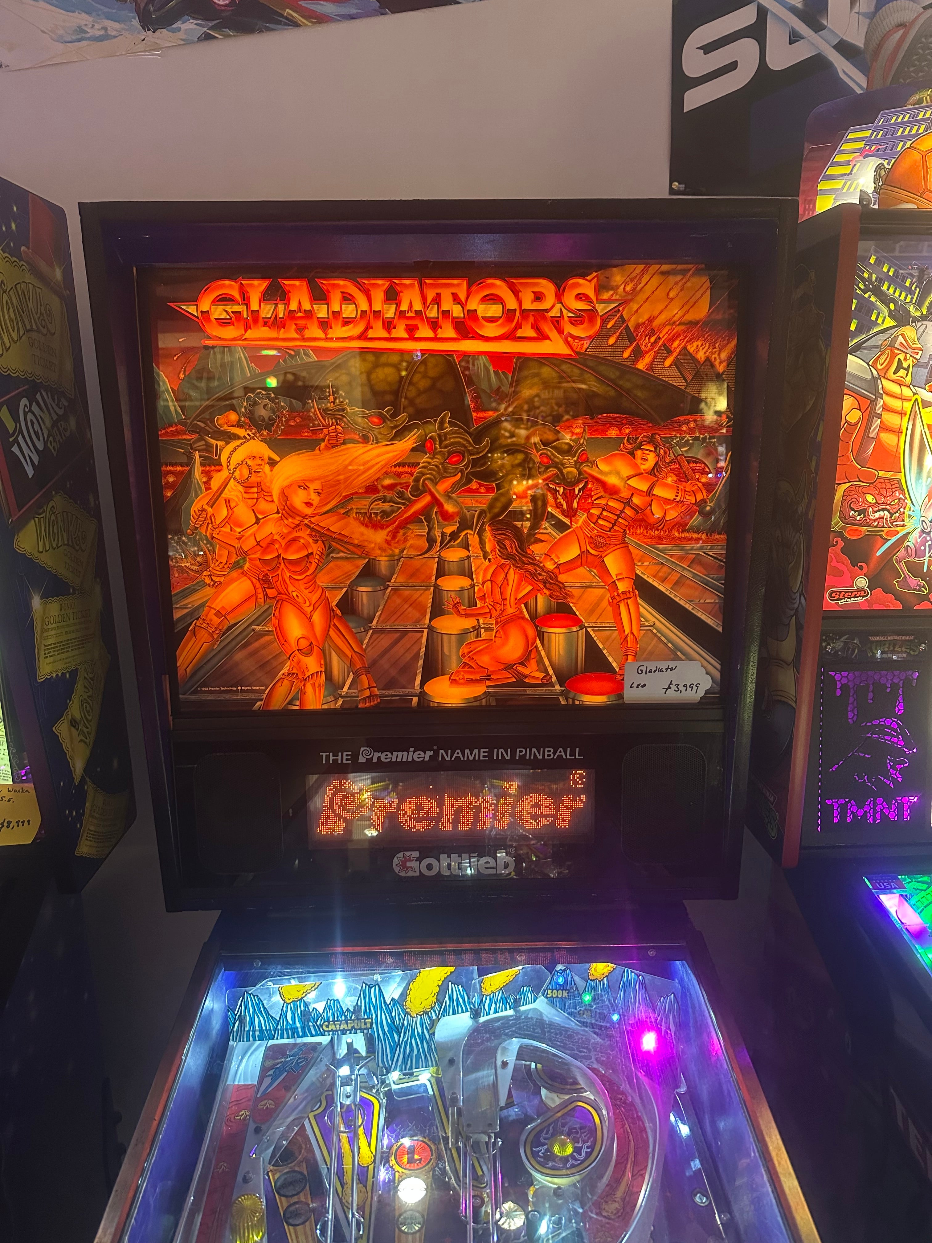 Gottlieb Gladiators Pinball Machine