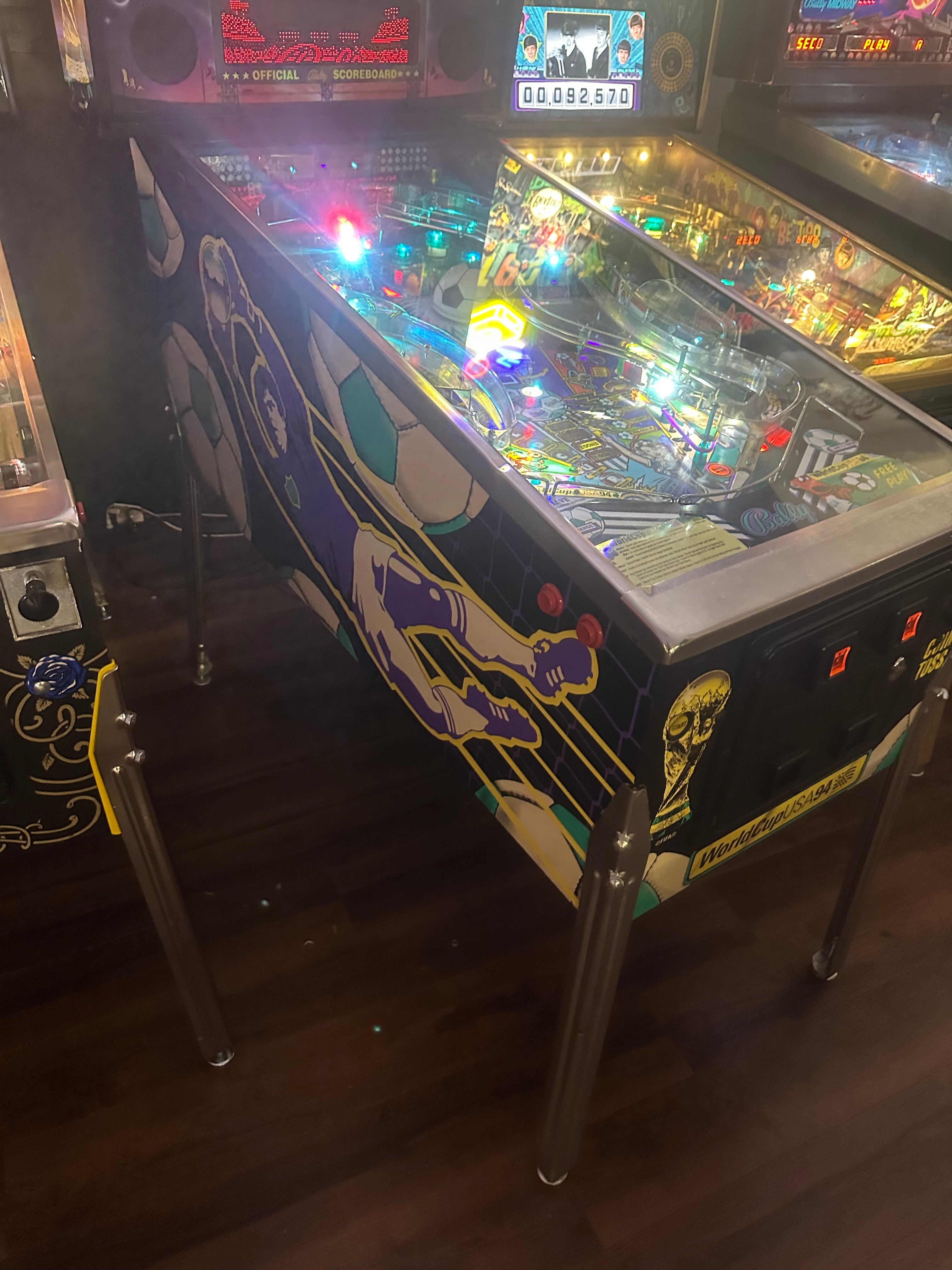 Bally World Cup Soccer Pinball Machine