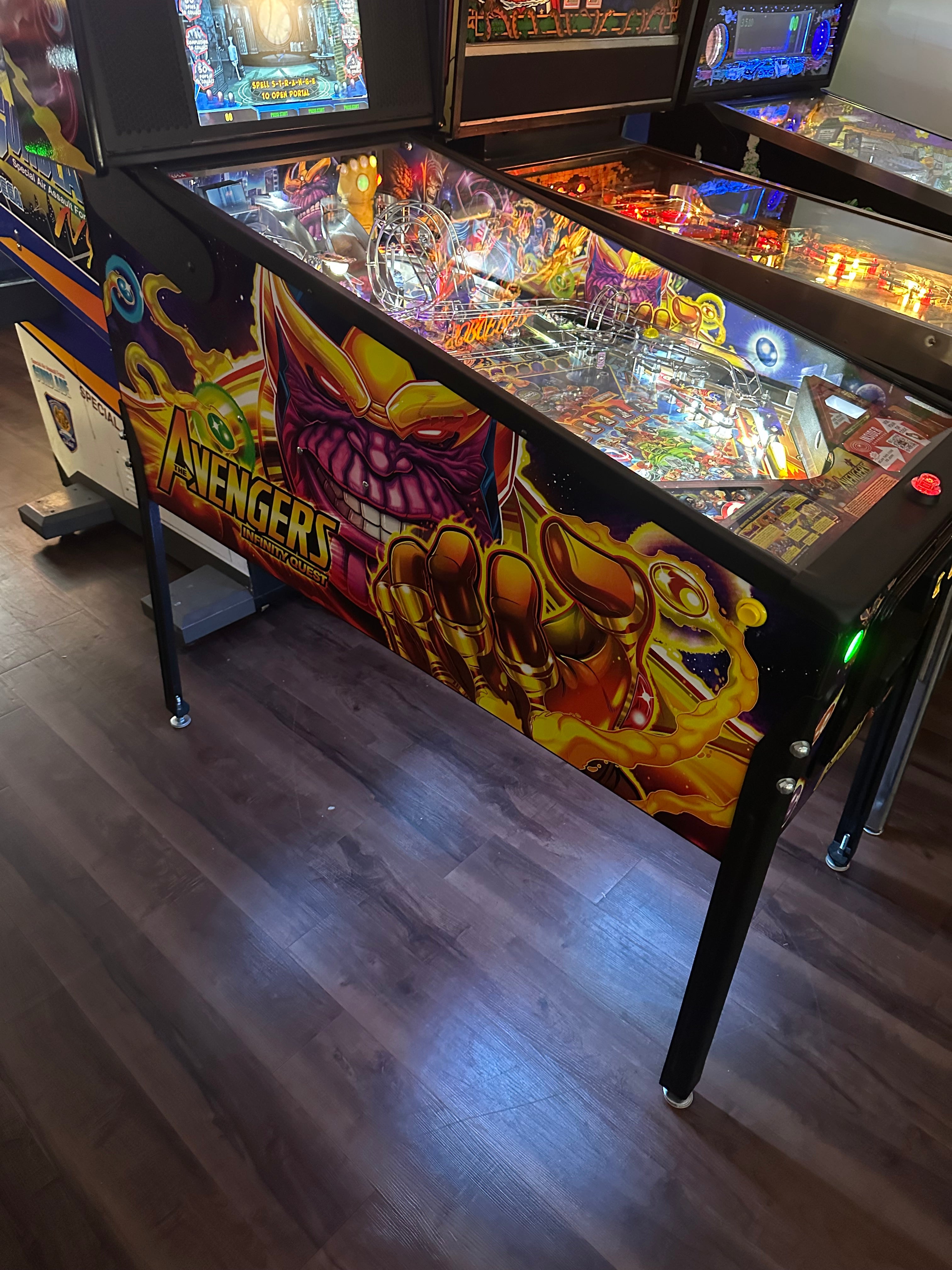 Stern Pinball Avengers Infinity Quest Premium Pinball Machine