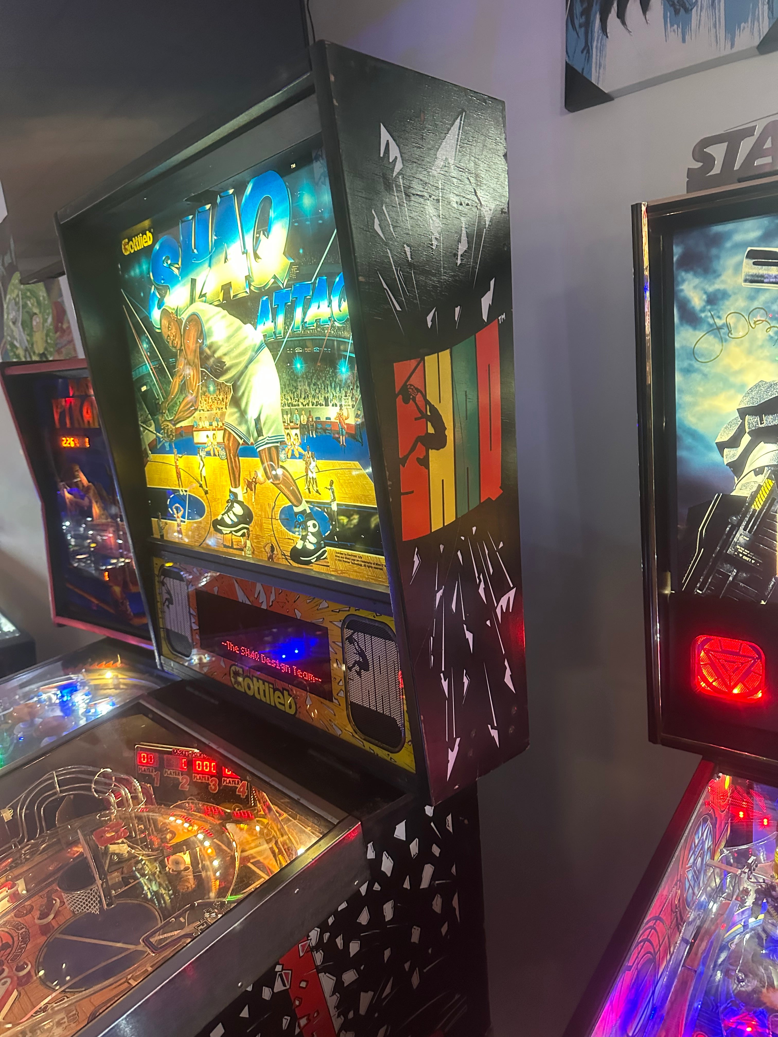 Gottlieb Shaq Attaq Pinball Machine