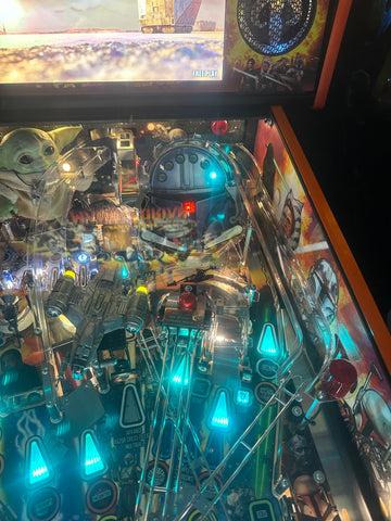 Image of Stern Pinball LOADED The Mandalorian Premium Pinball Machine